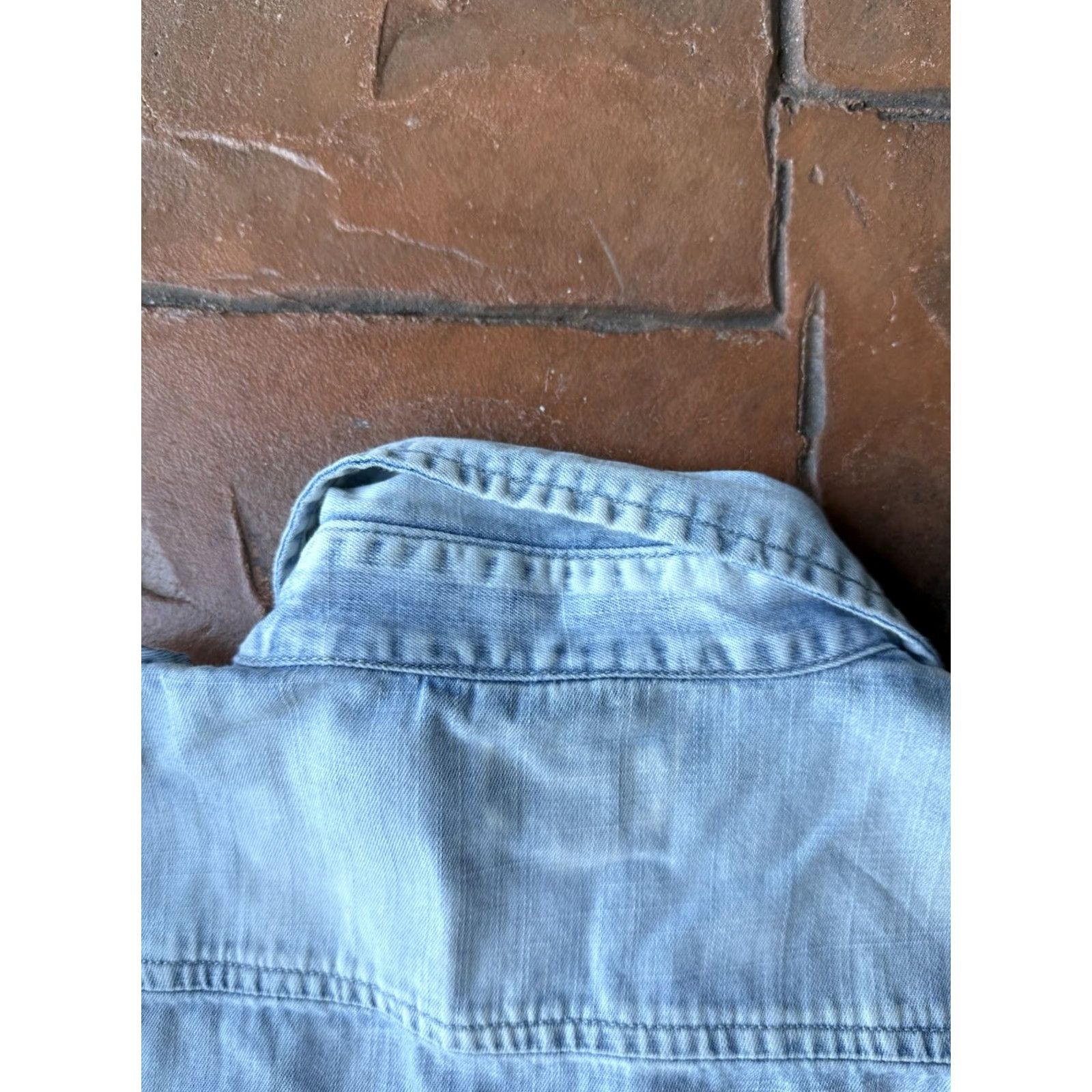 True Religion True Religion Shirt Western Button-Up Long Sleeve Women's Small Gray White Casual Size S / US 4 / IT 40 - 4 Thumbnail