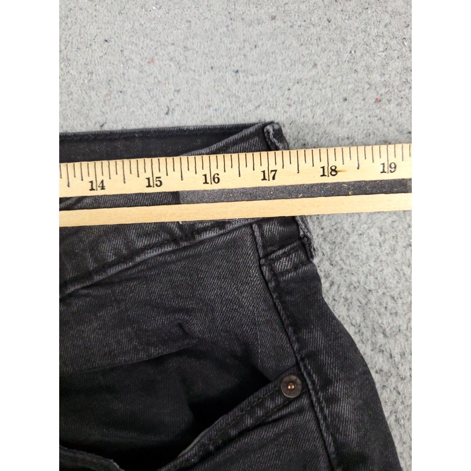 Levi's Levis 514 Jeans Mens Gray Straight Leg Regular Fit 34x29 Cotton Denim Pants Mens Size US 34 / EU 50 - 4 Thumbnail