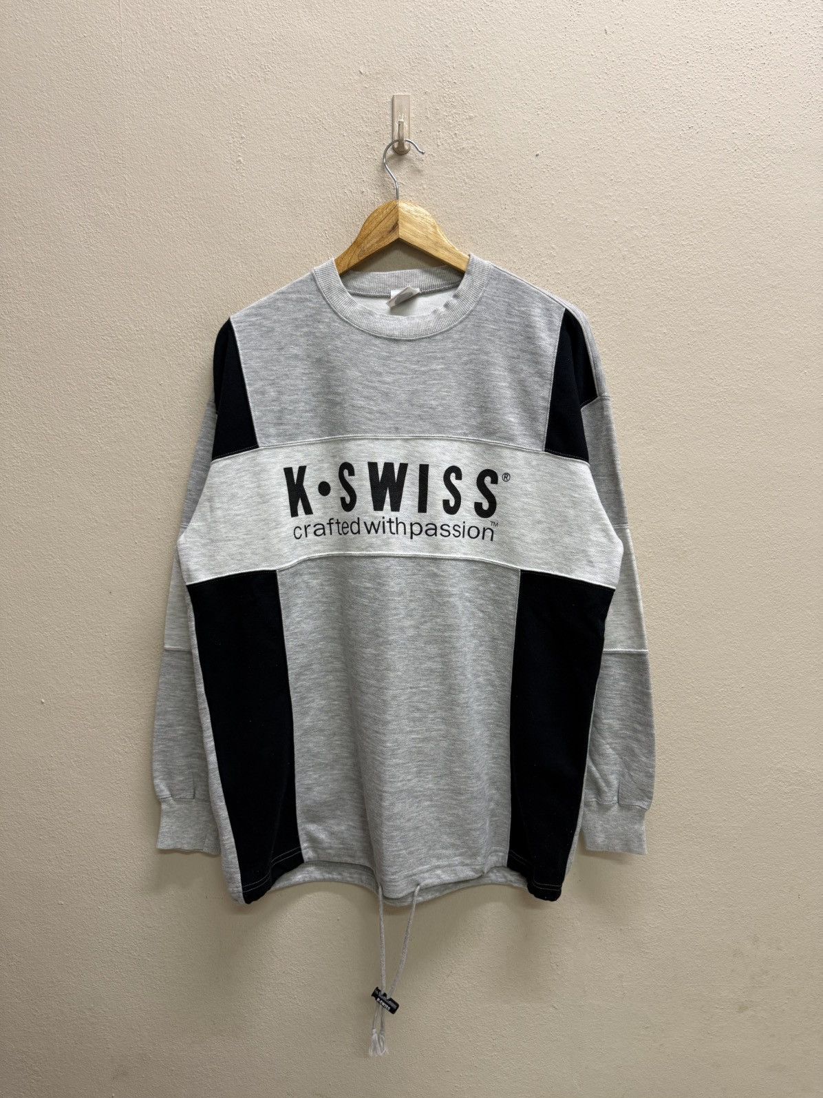 K-Swiss Vintage K-Swiss Biglogo Sweatshirt Size US L / EU 52-54 / 3 - 16 Thumbnail