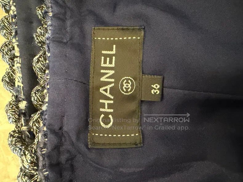 Chanel Chanel Tweed braided skirt Size 24" / US 00 / IT 34 - 3 Thumbnail