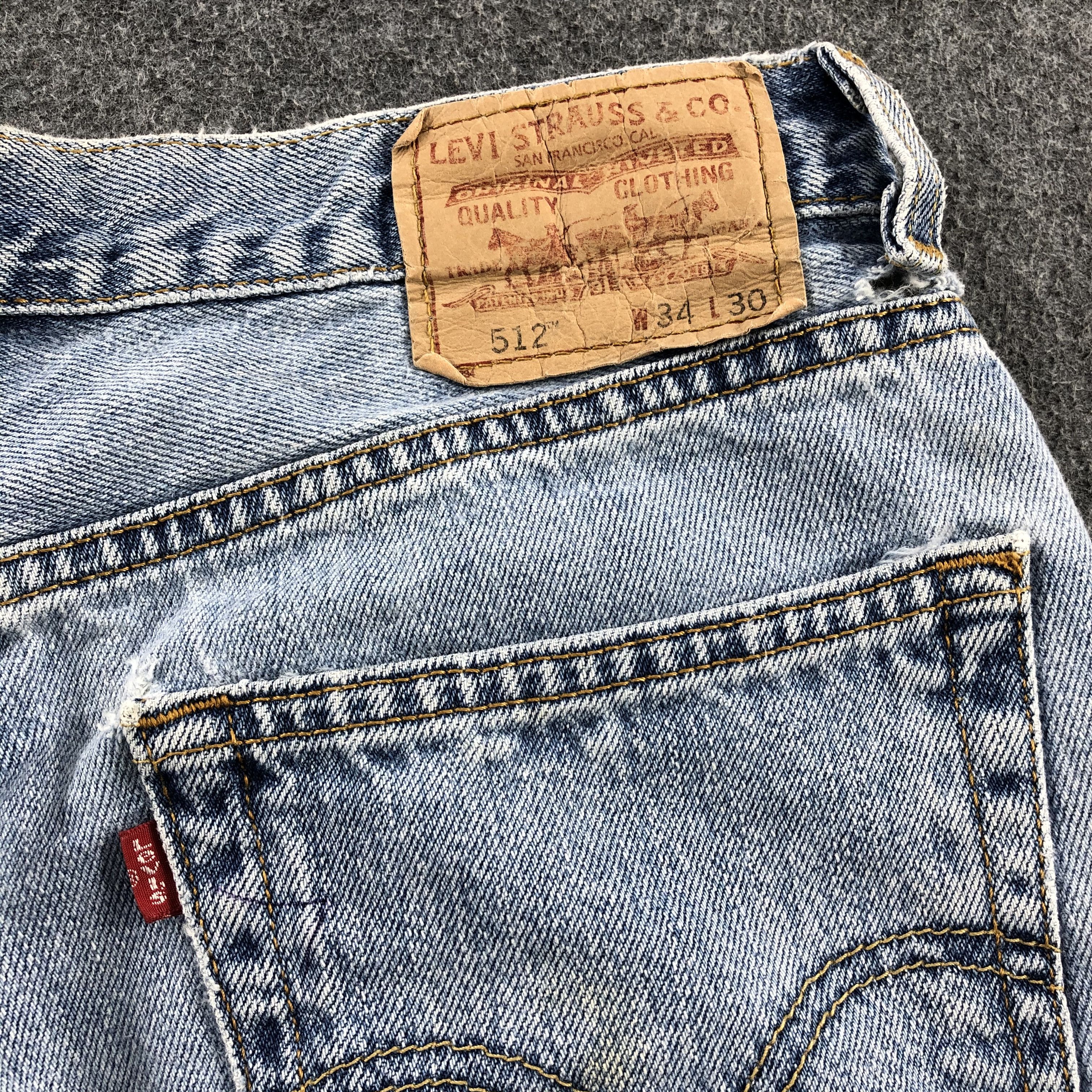 Levi's Vintage Light Wash Levis 512 Jeans-J1027 Size US 32 / EU 48 - 5 Thumbnail