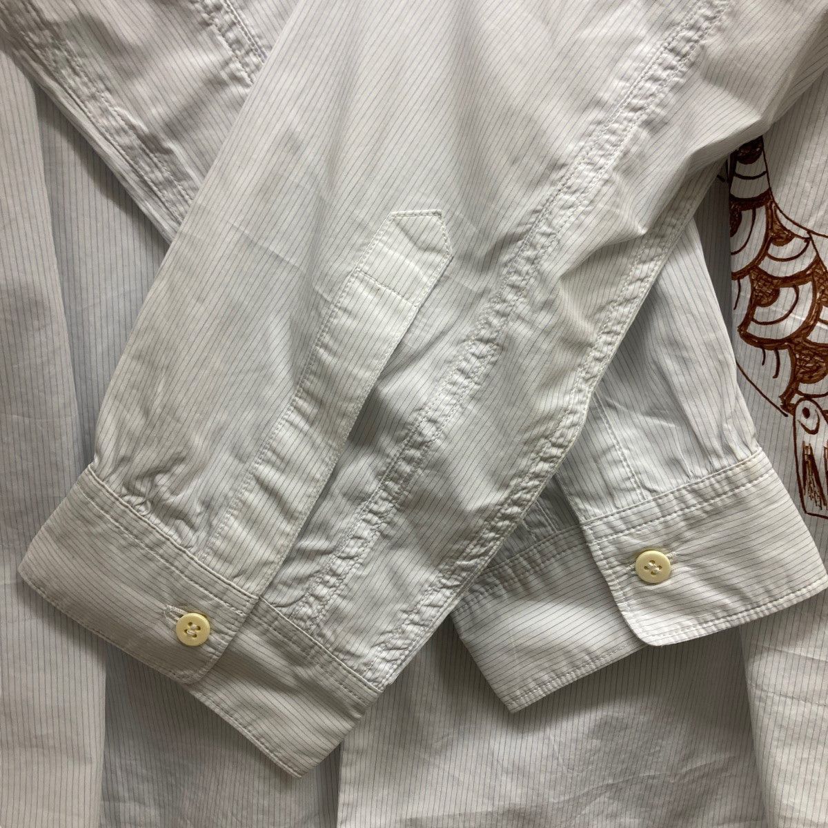 Visvim visvim 17aw Shirt Stripe carp print shirt 0117205011013 Size US XL / EU 56 / 4 - 6 Thumbnail