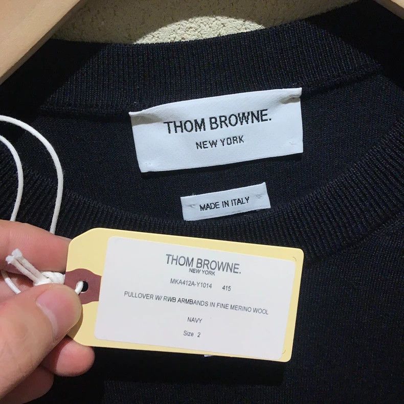 Thom Browne Thom Browne Wool round neck knit Size US M / EU 48-50 / 2 - 4 Thumbnail