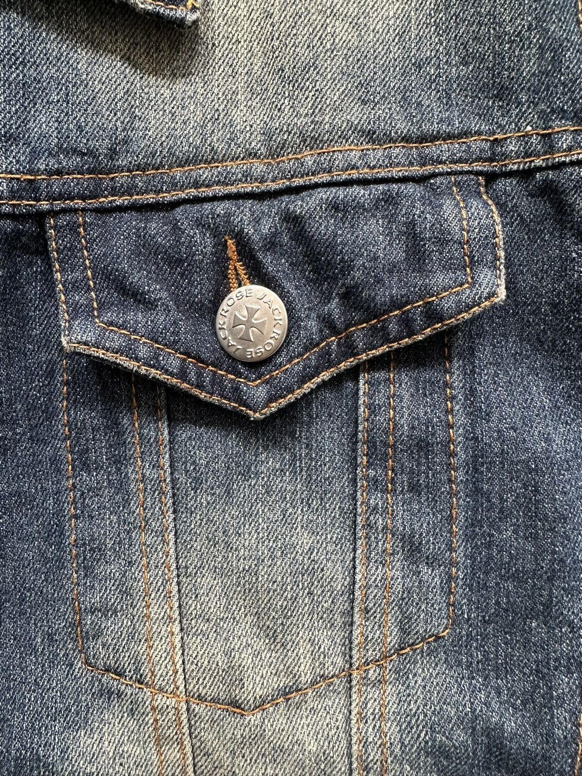 JACKROSE 00's JACKROSE trucker distressed denim jacket Size US M / EU 48-50 / 2 - 22 Thumbnail