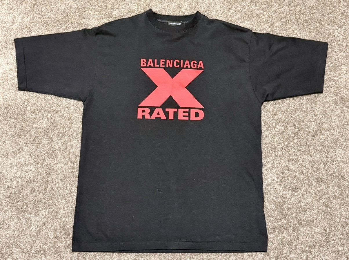 Balenciaga Balenciaga X Rated Tee Size US XS / EU 42 / 0 - 1 Thumbnail