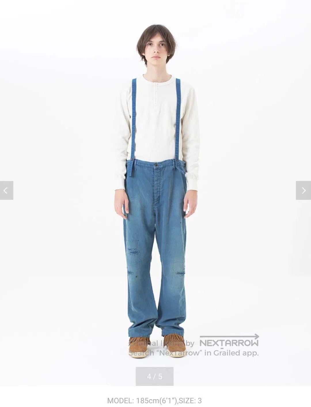 Visvim Visvim Travailer Braces Pants Linen. Size US 26 / EU 42 - 4 Thumbnail