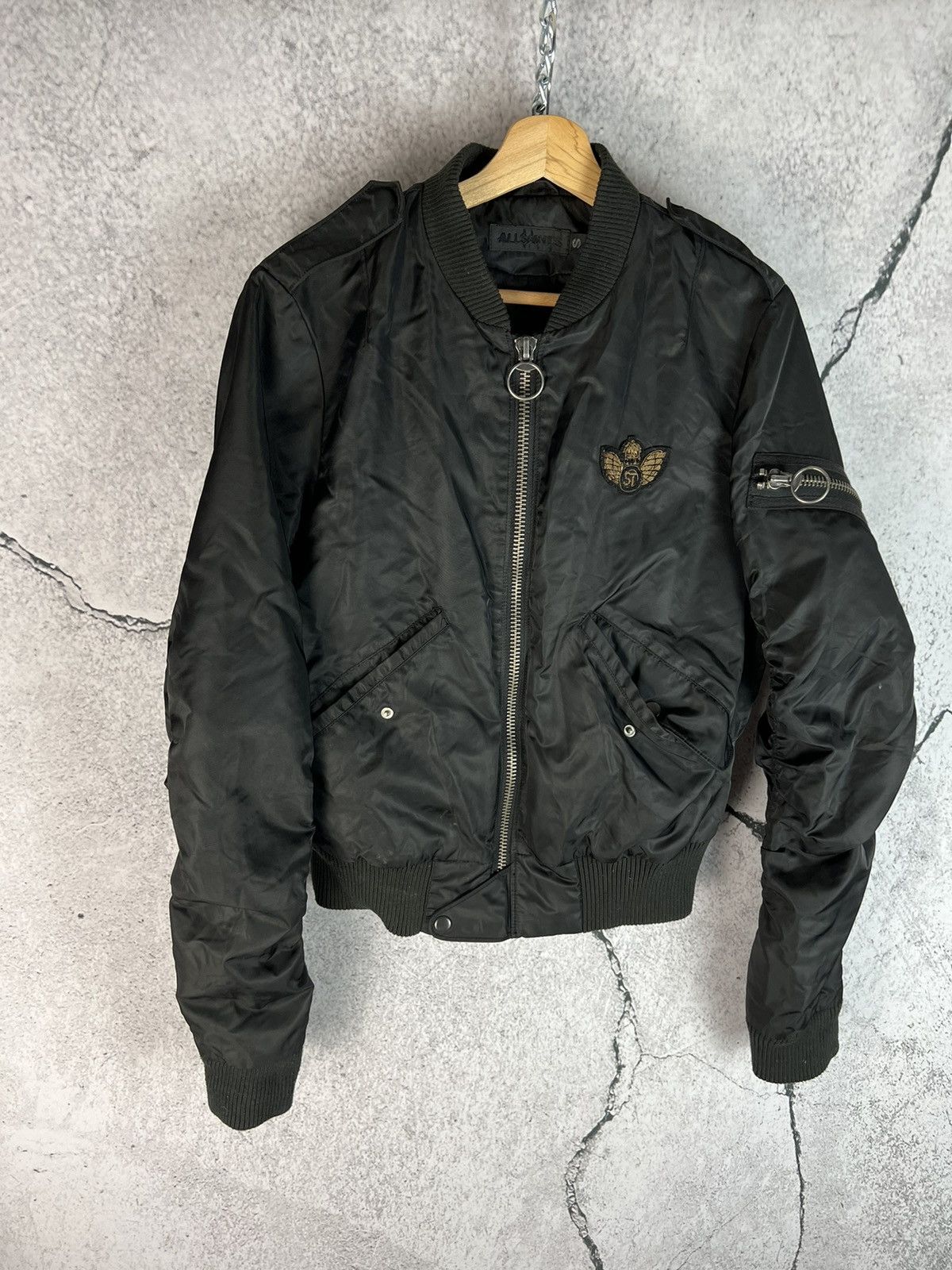 Allsaints All saints light jacket bomber nylon ma-1 Size US S / EU 44-46 / 1 - 1 Thumbnail
