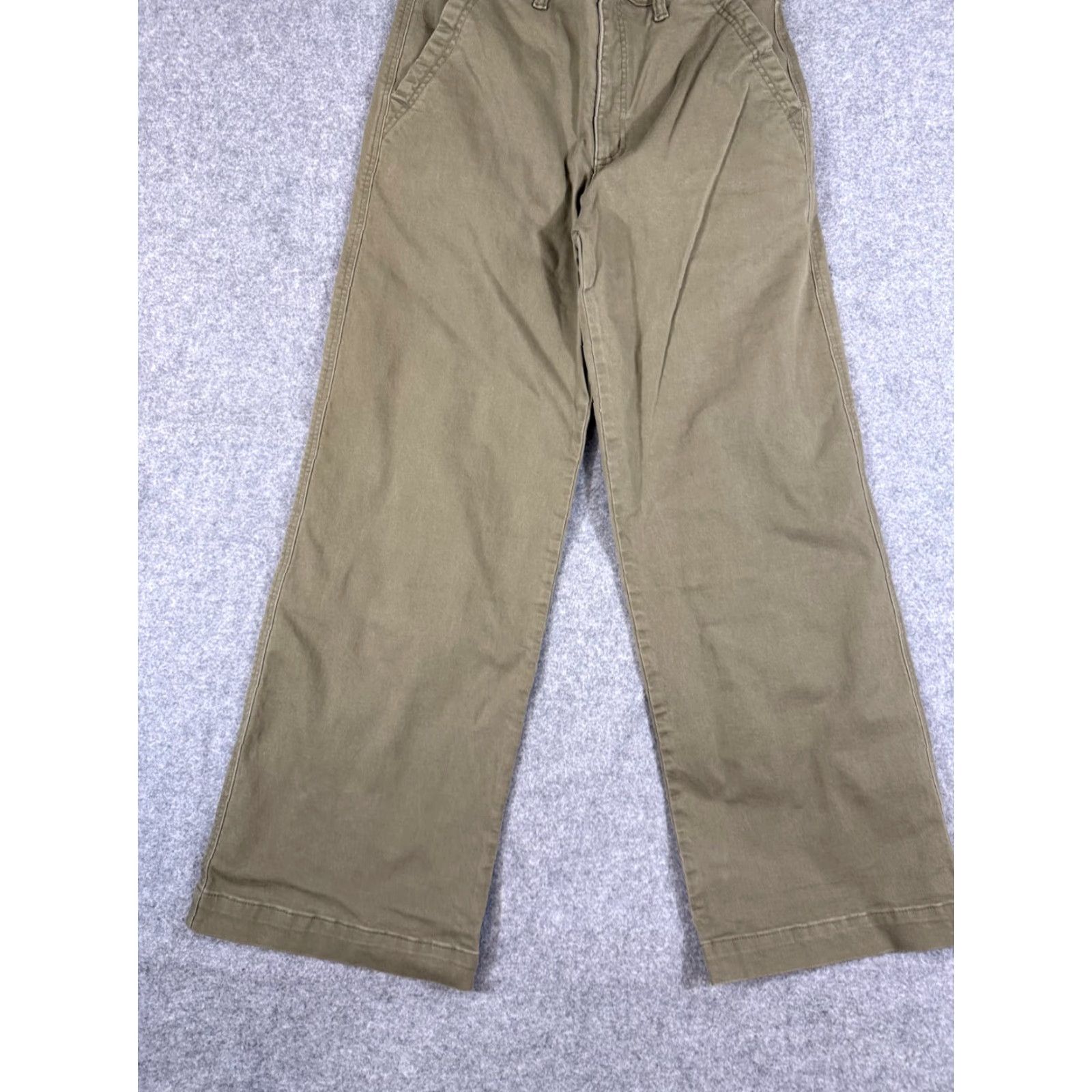 Nine West Nine West Wide Leg Pants Womens 8 Kalamata Green Comfort Stretch Trousers NWT Pants Size 30" / US 8 / IT 44 - 4 Thumbnail