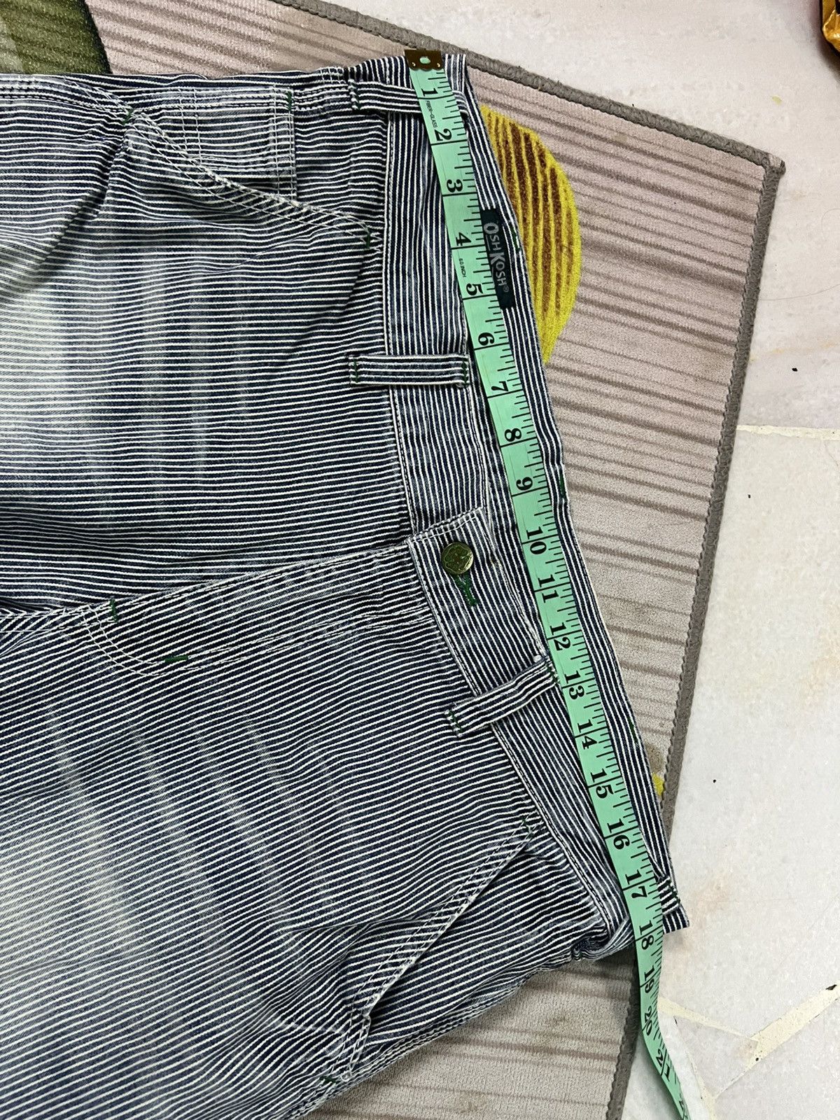 Japanese Brand 💥Vintage Oshkosh Carpenter Stripe Hickory Denim Jean Size US 36 / EU 52 - 3 Thumbnail