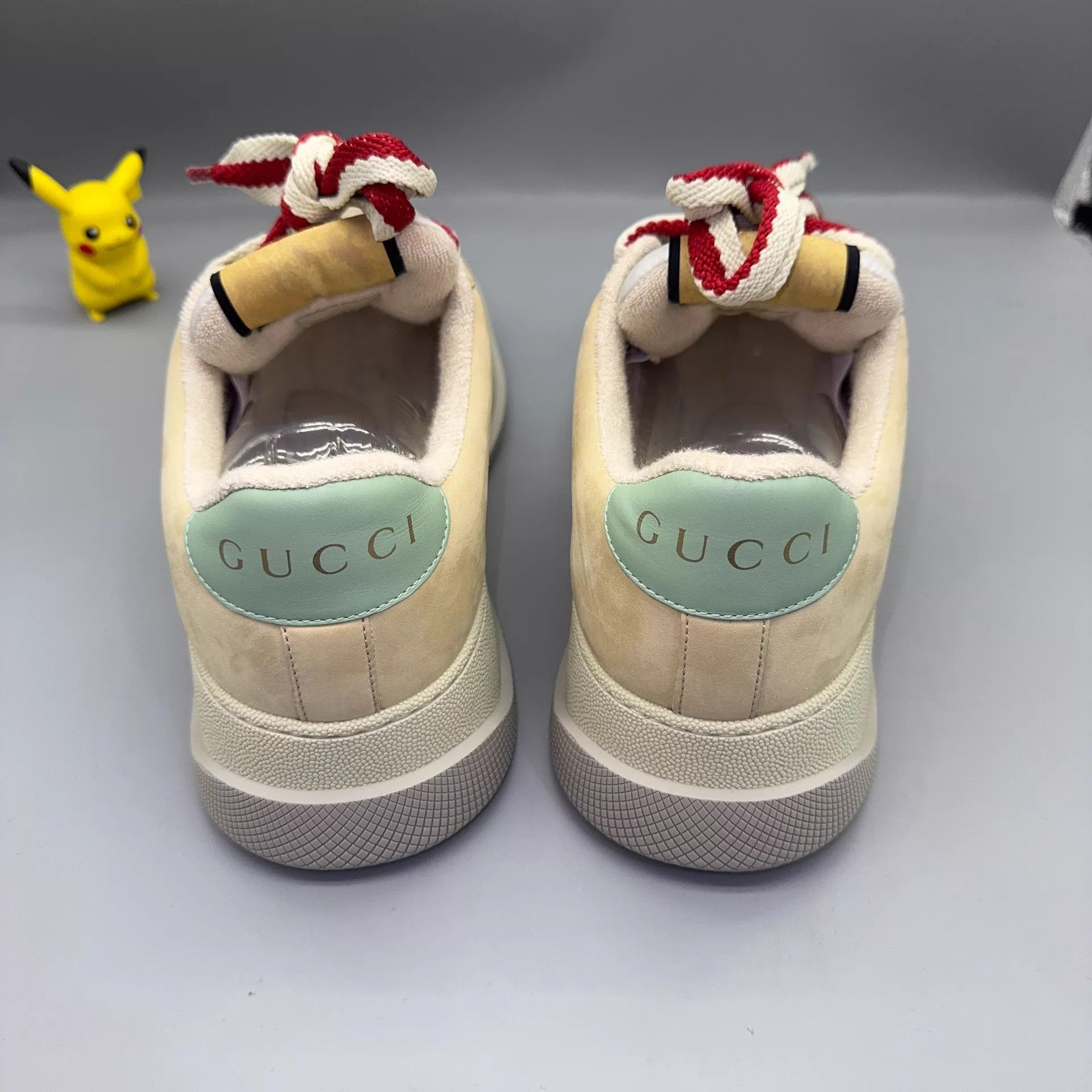 Gucci GUCCI Screener Pink & Beige Sneakers Size 40 Size US 9.5 / IT 39.5 - 3 Thumbnail