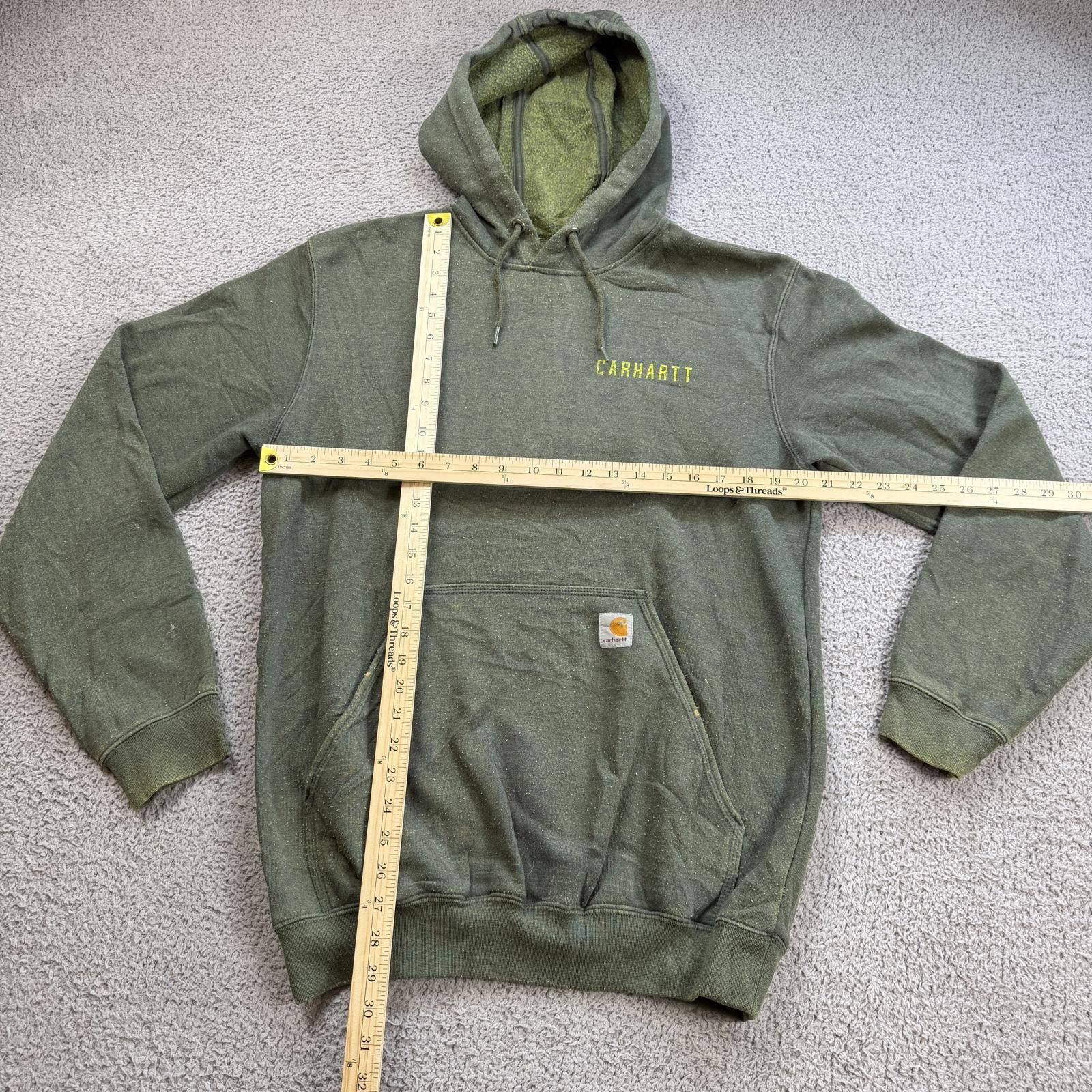 Carhartt Carhartt Original Fit Hoodie Olive Green Pullover Sweatshirt Size US S / EU 44-46 / 1 - 4 Thumbnail