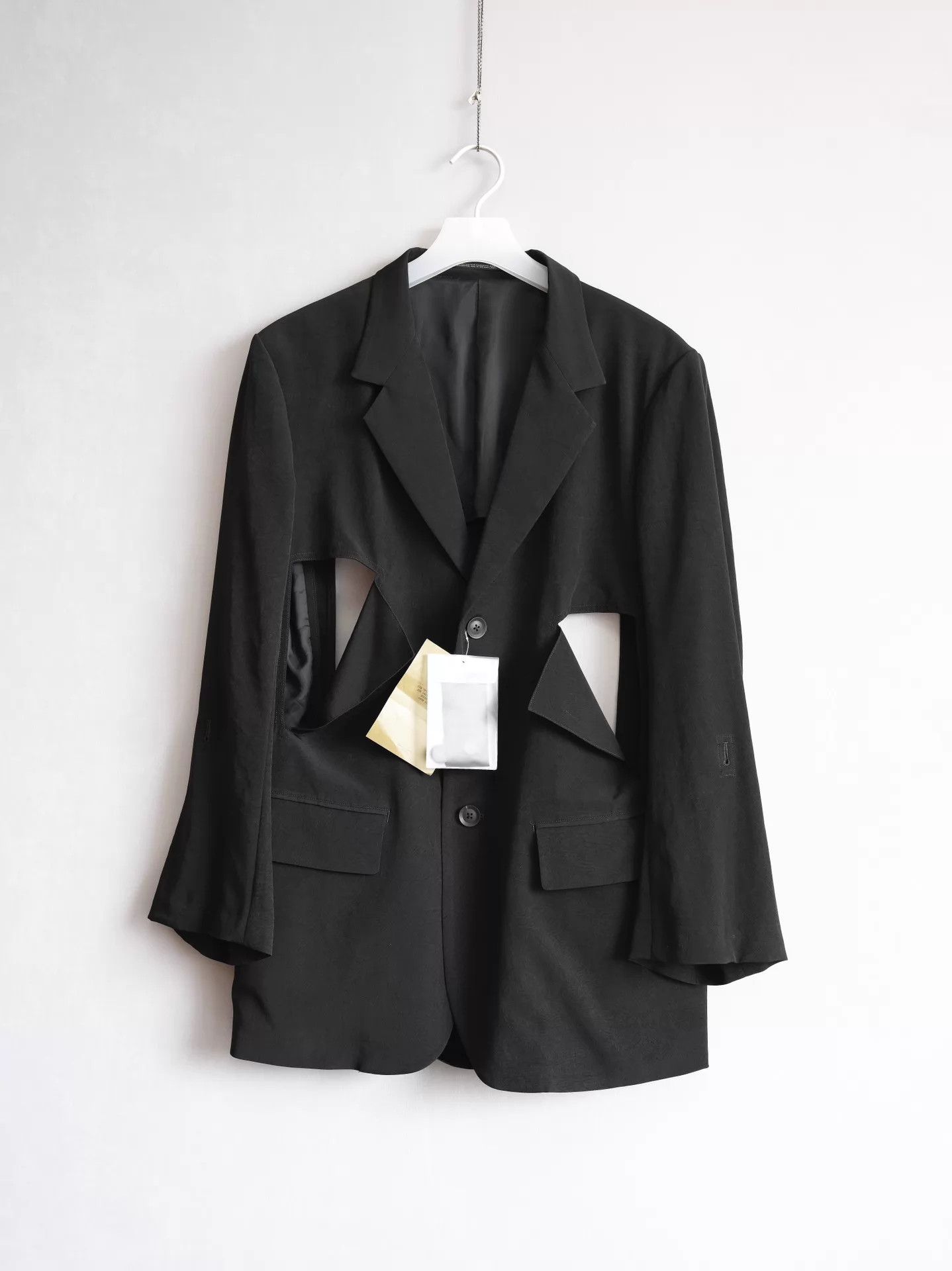 Yohji Yamamoto Yohji Yamamoto 25SS Cutout Triacetate Jacket Size US M / EU 48-50 / 2 - 1 Thumbnail