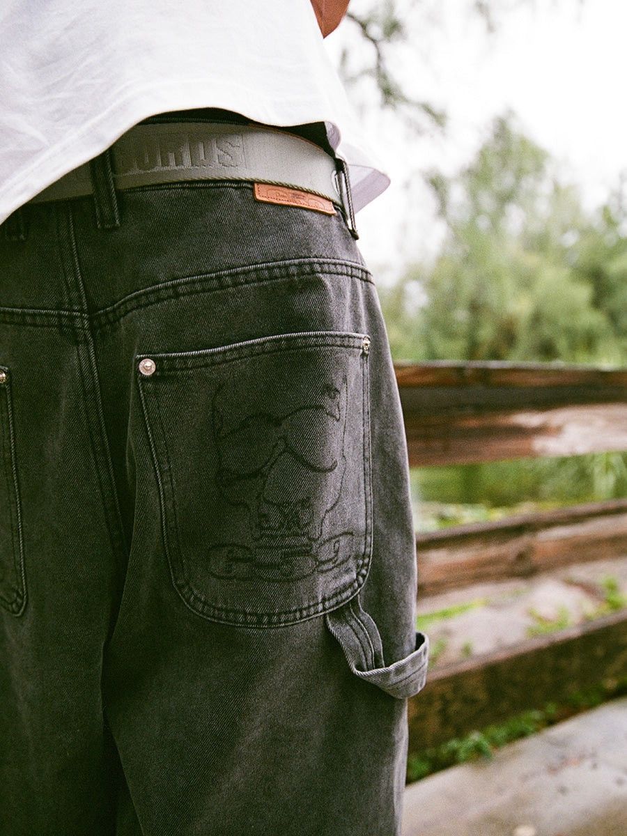 Fuck The Population × G59 Records G*59 XEROX DEBOSSED WEB BELT GREY FiVE NiNE GREY59 Size 30 - 8 Thumbnail