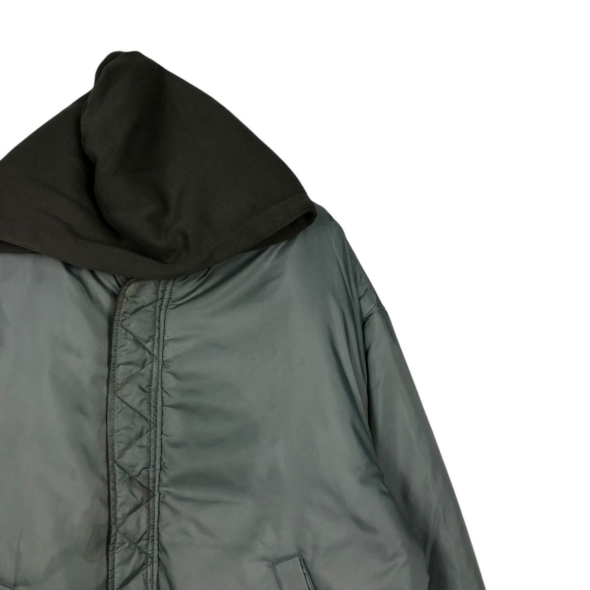 Alpha Industries 🔥VINTAGE REVERSIBLE BOMBER JACKET ALPHA INDUSTRIES BIG LOGO Size US L / EU 52-54 / 3 - 7 Thumbnail