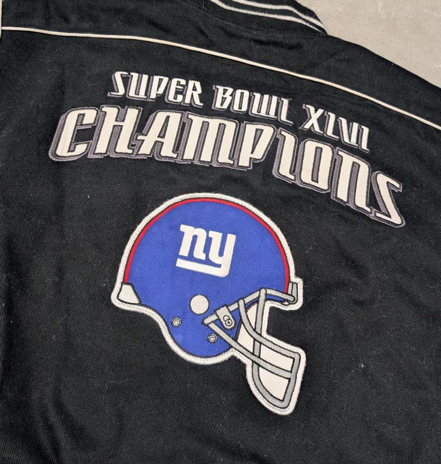 NFL 2012 New York Giants Super Bowl XLVI Champions NFL Jacket Size US XXL / EU 58 / 5 - 3 Thumbnail