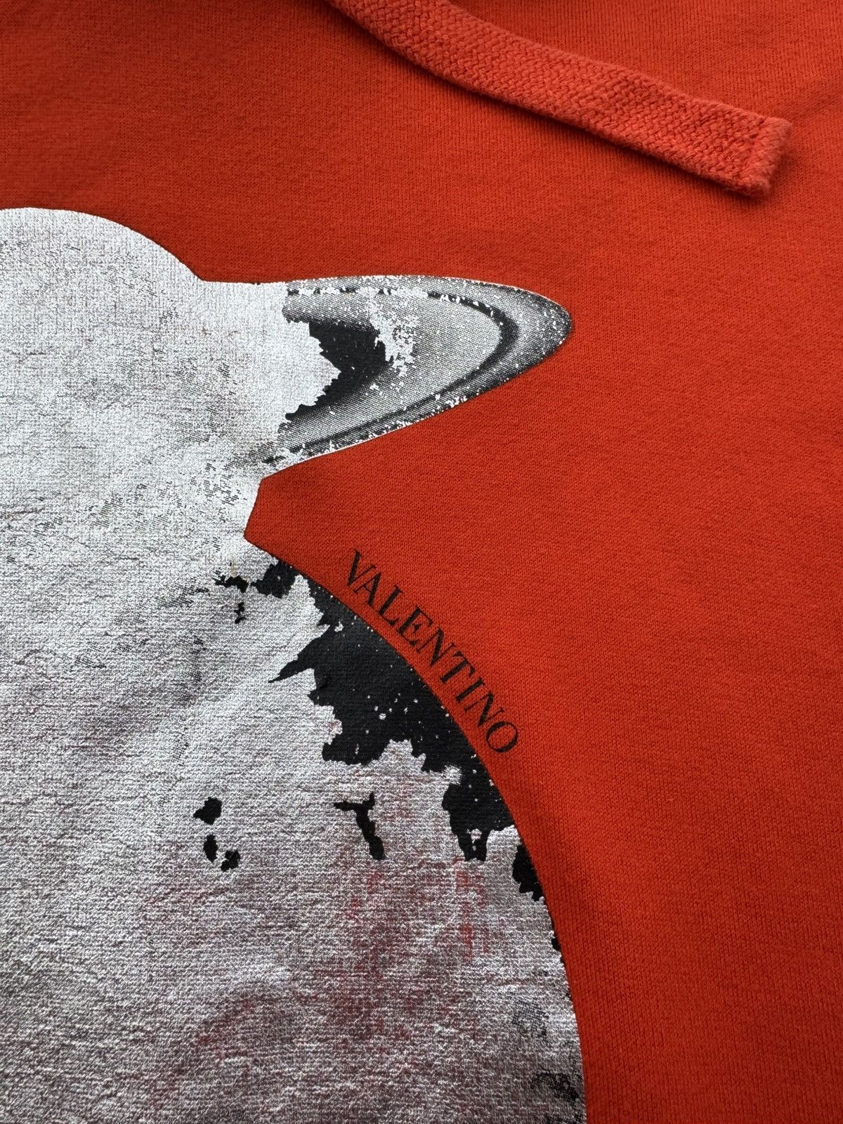 Designer × Valentino Valentino Orange Saturn hoodie Size US M / EU 48-50 / 2 - 3 Thumbnail