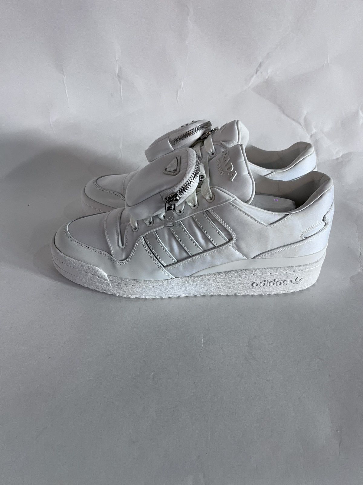 Adidas × Prada Adidas x Prada White Re-Nylon size 10.5 Size US 10.5 / EU 43-44 - 4 Thumbnail