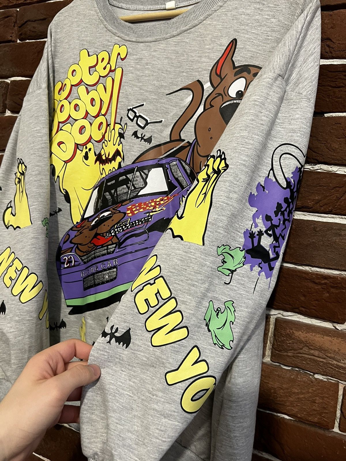 Cartoon Network Vintage Cartoon Network Scooter Scooby Doo NASCAR Sweatshirt Size US XL / EU 56 / 4 - 6 Thumbnail