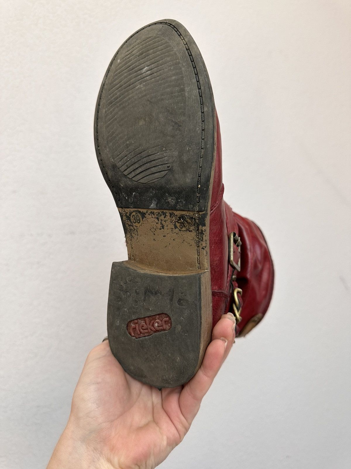 If Six Was Nine Vintage Real Leather Boots Hight As 98 Guidi Style Rick 424 Size US 9 / IT 39 - 12 Thumbnail