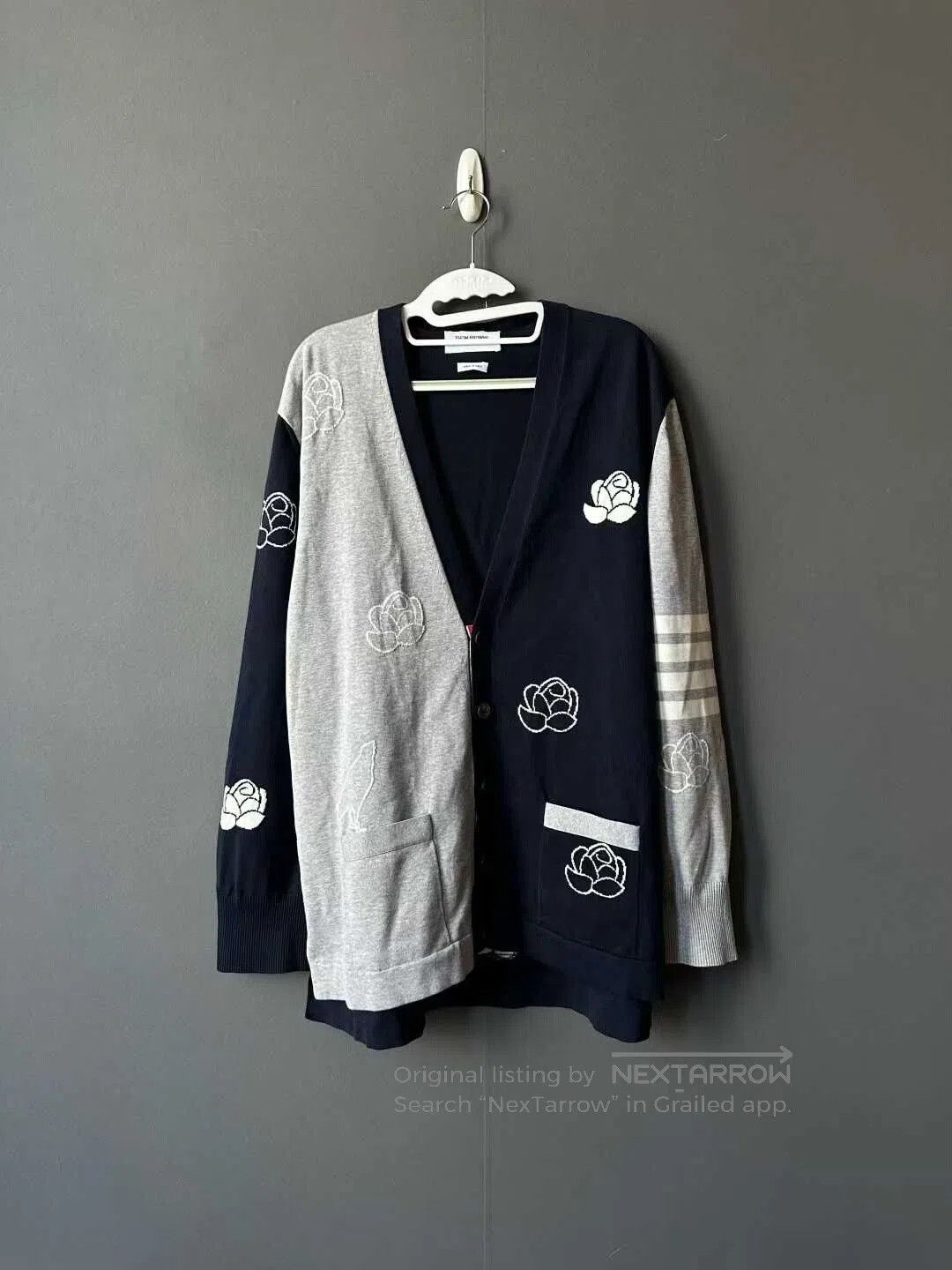 Thom Browne thom browne embroidered color block cardigan. Size S / US 4 / IT 40 - 1 Thumbnail