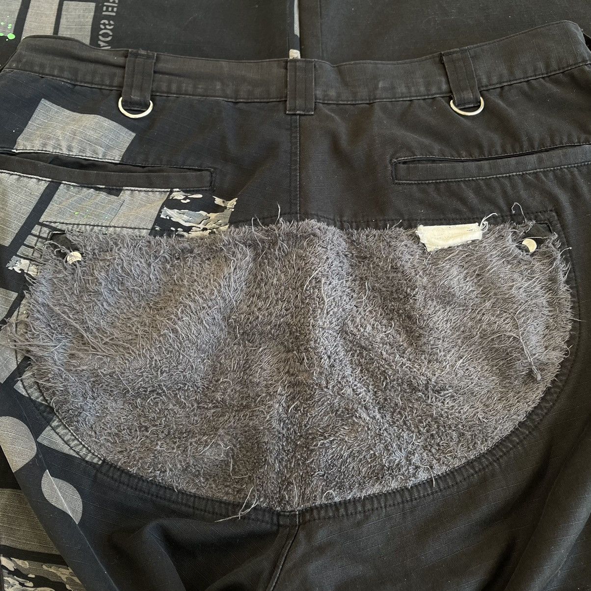 Undercover SS2001 Chaotic Discord Cargo Straight Pants Size US 33 - 7 Thumbnail