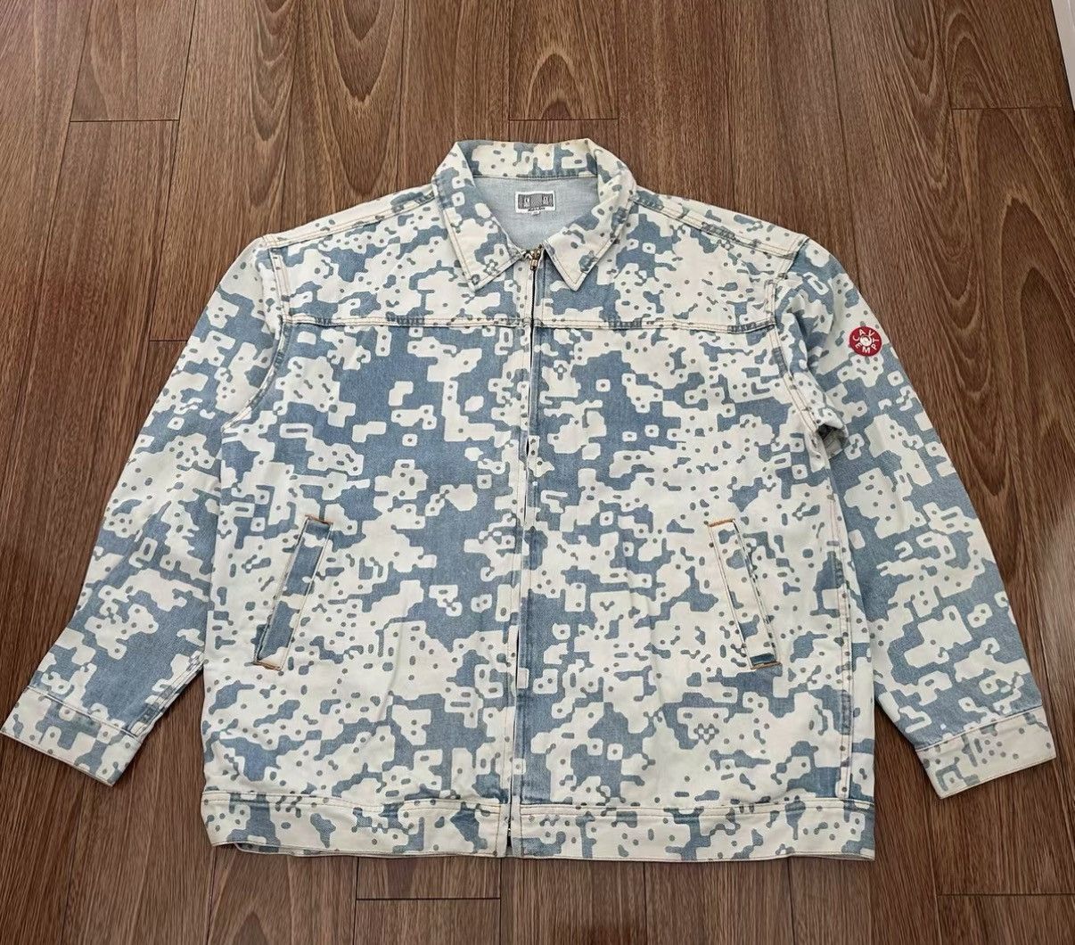 Cav Empt C.E CAVEMPT NOISE WASHED DENIM JACKET Size US XL / EU 56 / 4 - 1 Thumbnail