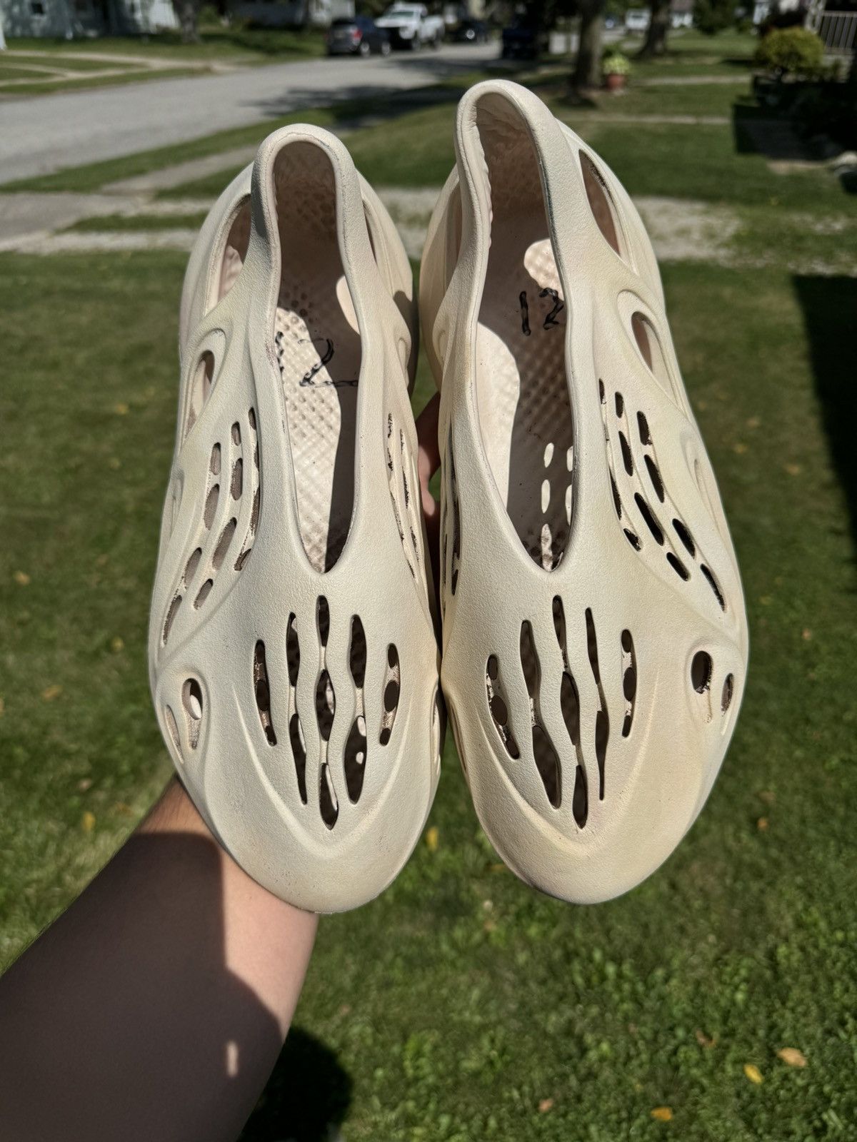 Adidas × Los Angeles Apparel × Yeezy SAMPLE Yeezy Adidas Foam Runner (Factory Tested) - Size 12M Size US 12 / EU 45 - 3 Thumbnail