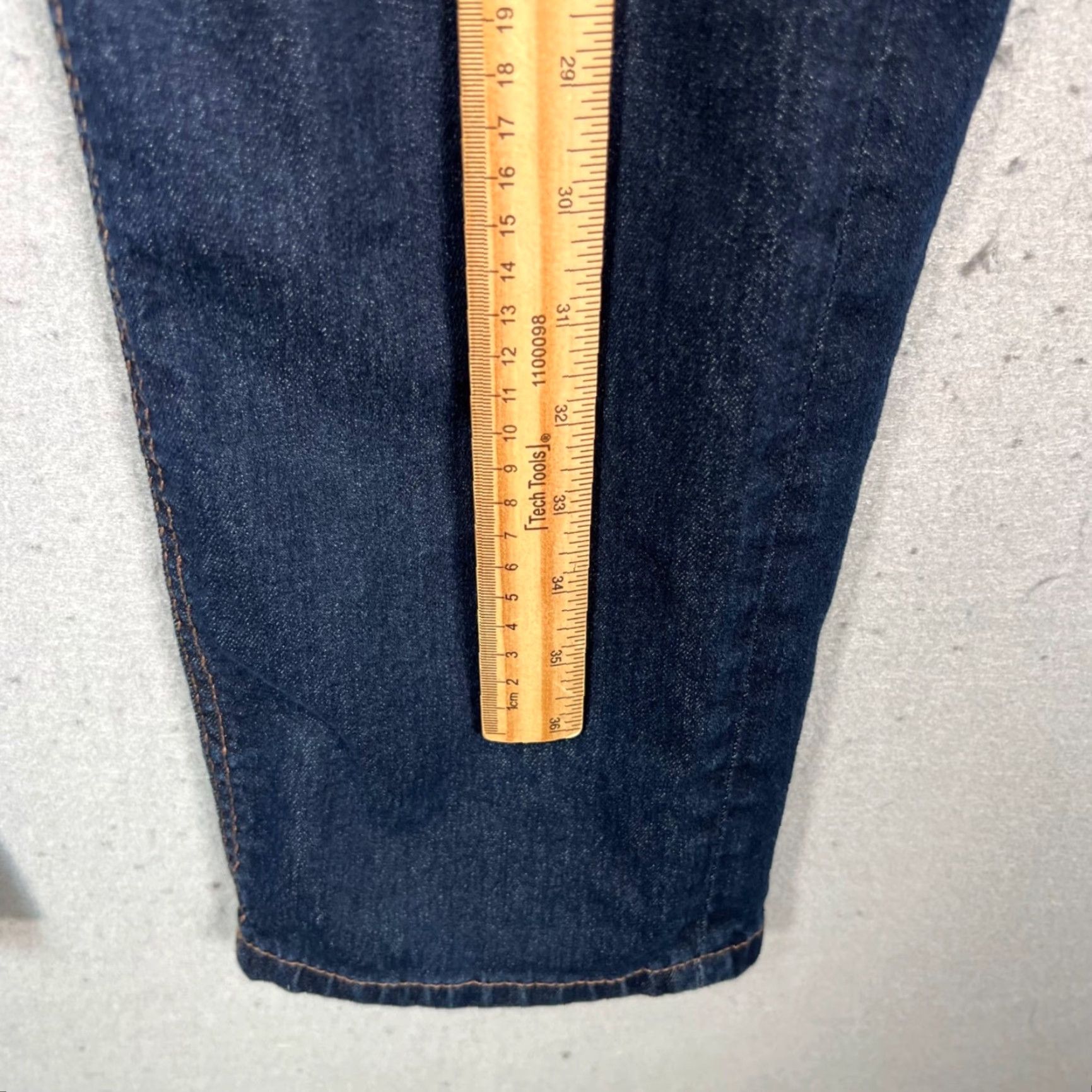 Vintage Copper & Oak Mens Jeans 36x32 Slim Straight Denim Blue Cotton Spandex 5-Pocket Casual Regular Rise Mid 10-12 Inseam 32in Blue Jeans Mens Size US 36 / EU 52 - 7 Thumbnail