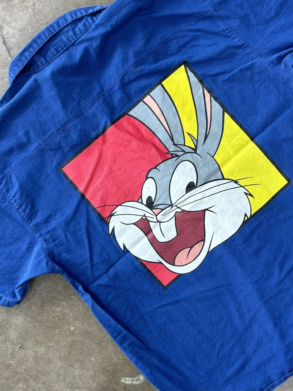 Vintage Vintage Looney Tunes Bugs Bunny Pocket Button-Up Shirt Med Size US M / EU 48-50 / 2 - 1 Thumbnail