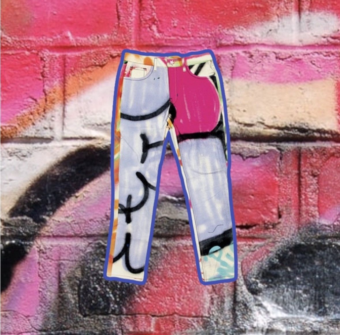 Asspizza 🆕 ASsPiZza 🍕 THeRaPy DeNiM SeT 👖 Size US L / EU 52-54 / 3 - 2 Thumbnail