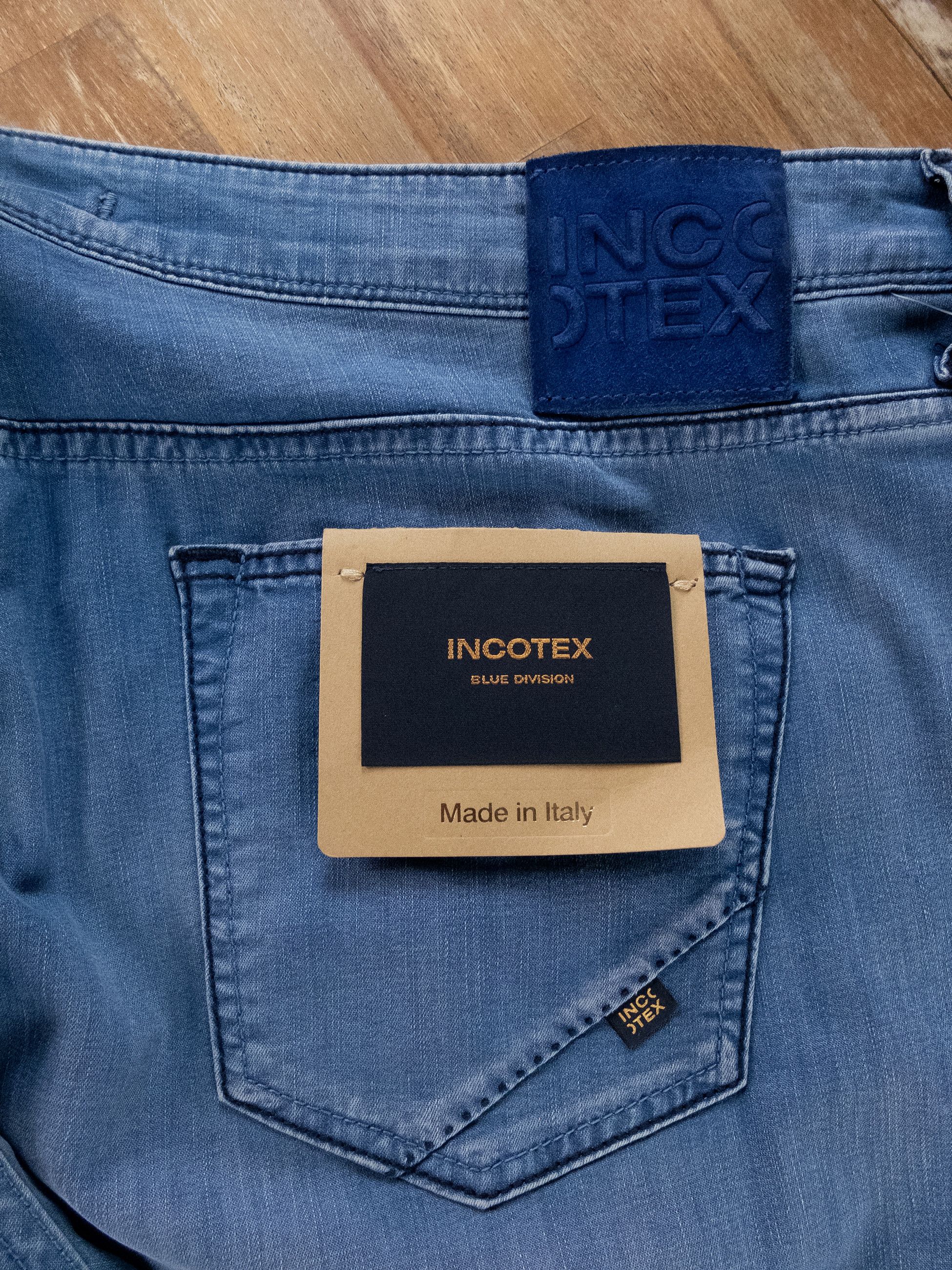 Incotex INCOTEX Blue Division tapered leg lightweight blue jeans 40 Size US 40 / EU 56 - 10 Thumbnail