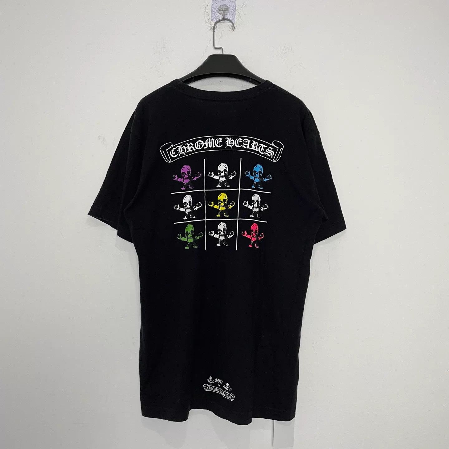 Chrome Hearts Chrome Hearts Foti Skull 9-Grid Black T-Shirt L 99 New Size US L / EU 52-54 / 3 - 2 Thumbnail