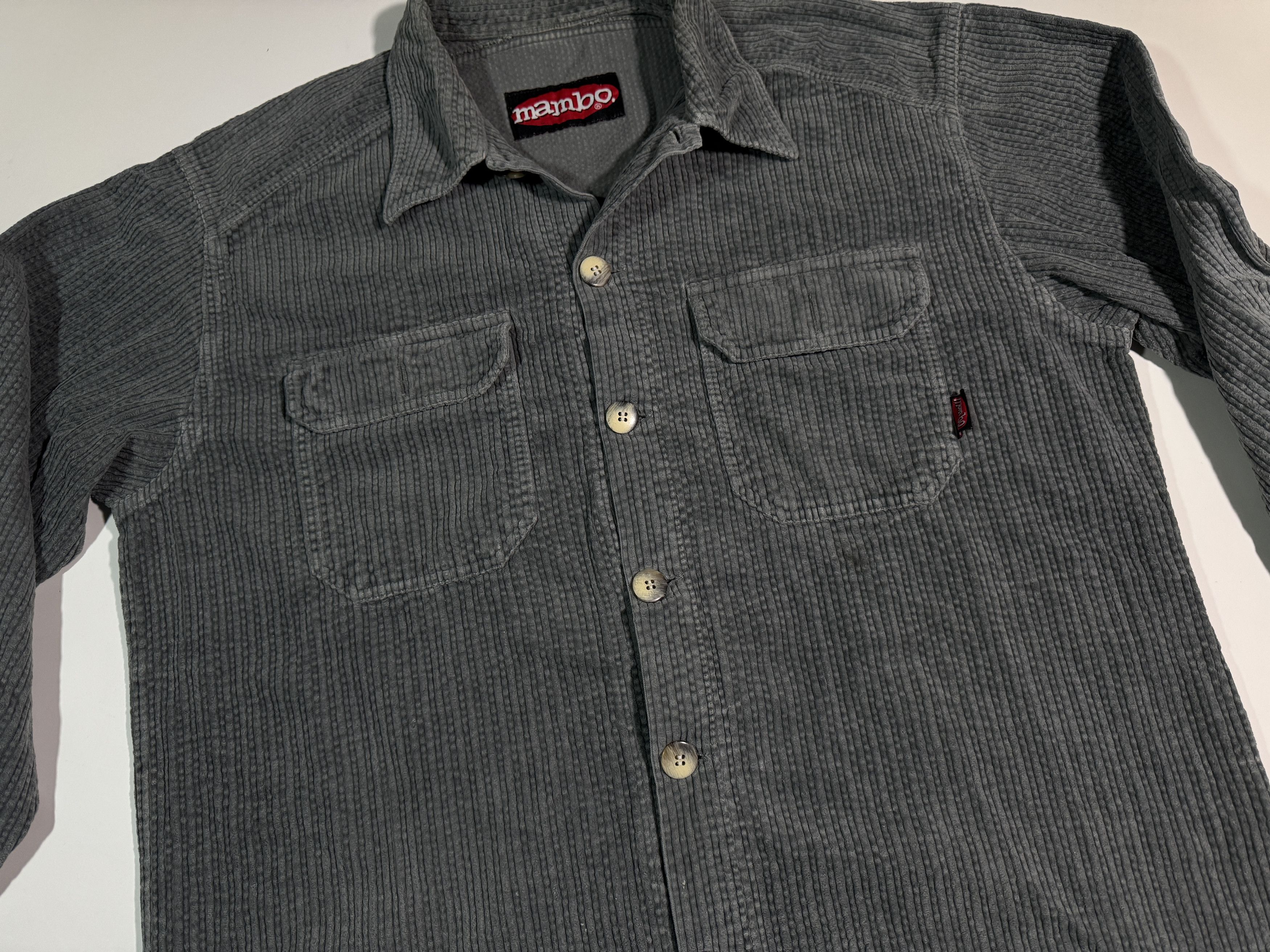 Mambo Vintage Mambo Corduroy Button Up Shirt Size US L / EU 52-54 / 3 - 2 Thumbnail