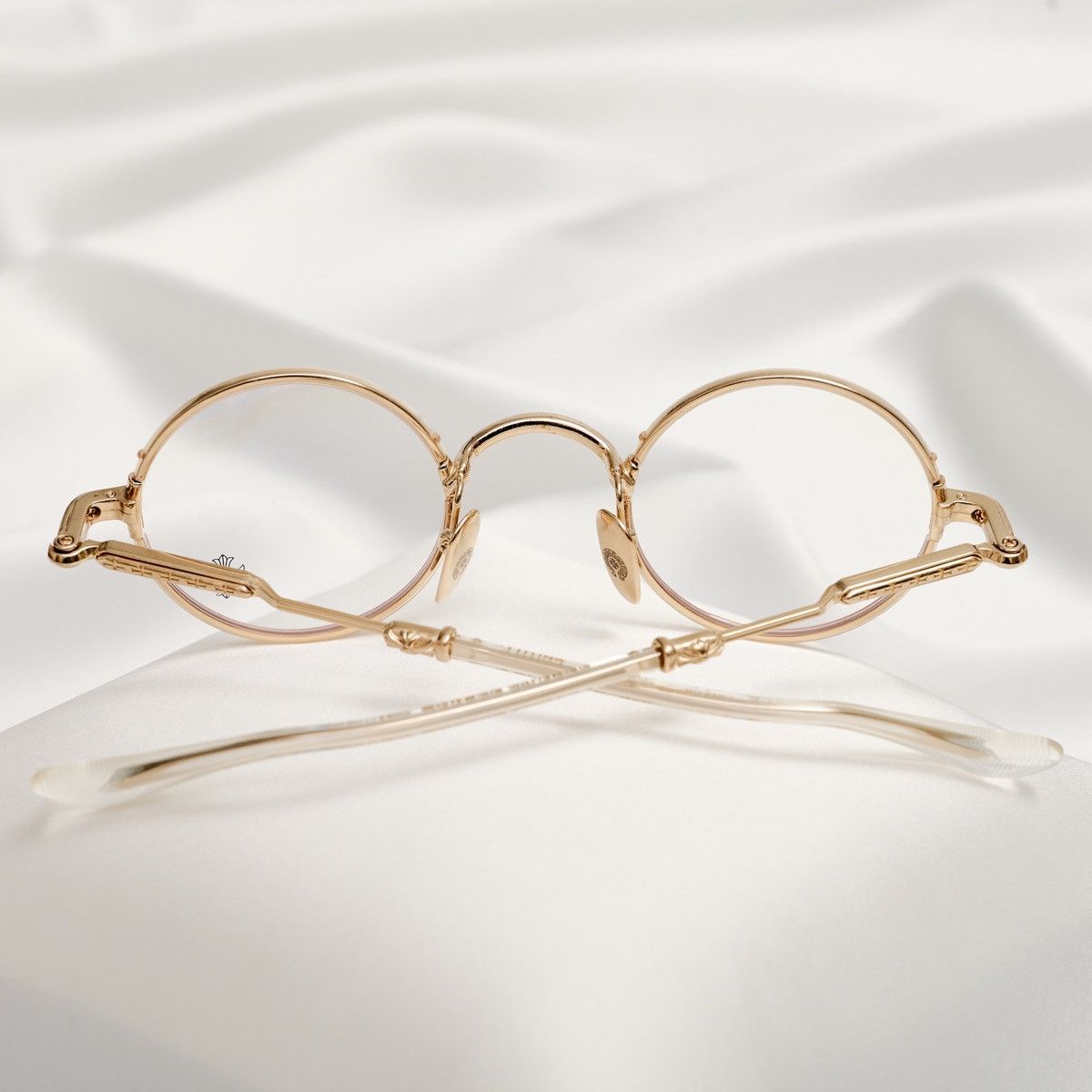 Chrome Hearts CHROME HEARTS EDITH F CRYSTAL /GOLD PLATED GLASSES Size ONE SIZE - 7 Thumbnail
