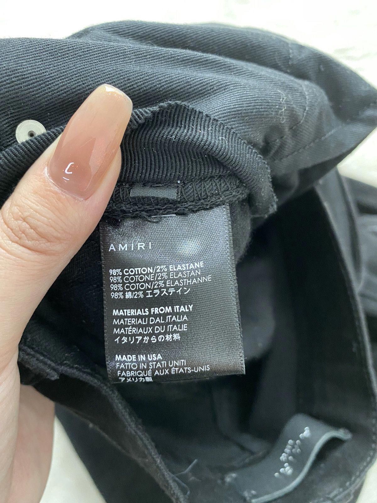 Amiri Amiri Black Super Destroyed Denim Jeans Size US 30 / EU 46 - 4 Thumbnail