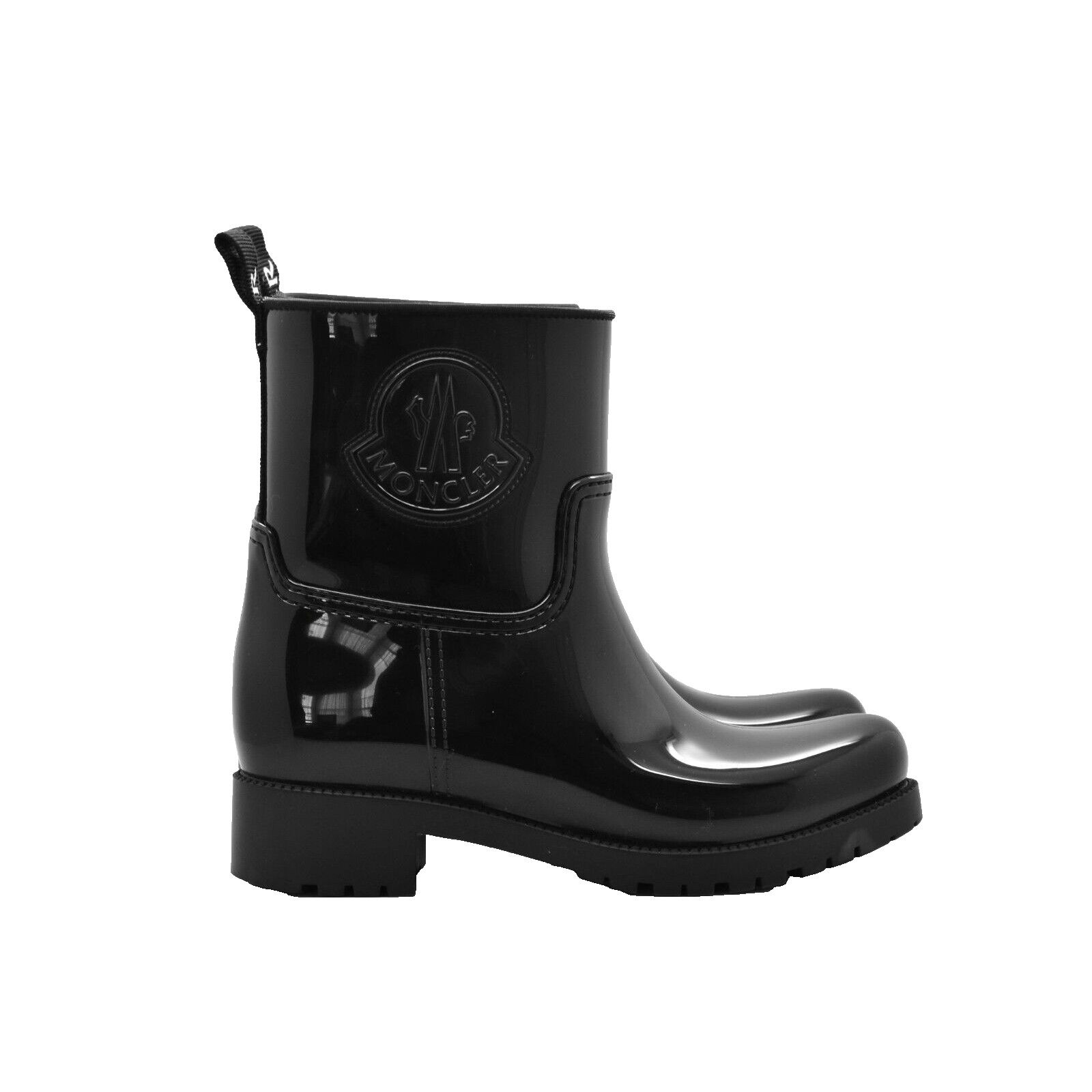 Moncler MONCLER Black PVC-Rubber Logo Waterproof Rain Boots Shoes 35 Size US 5 / IT 35 - 3 Thumbnail