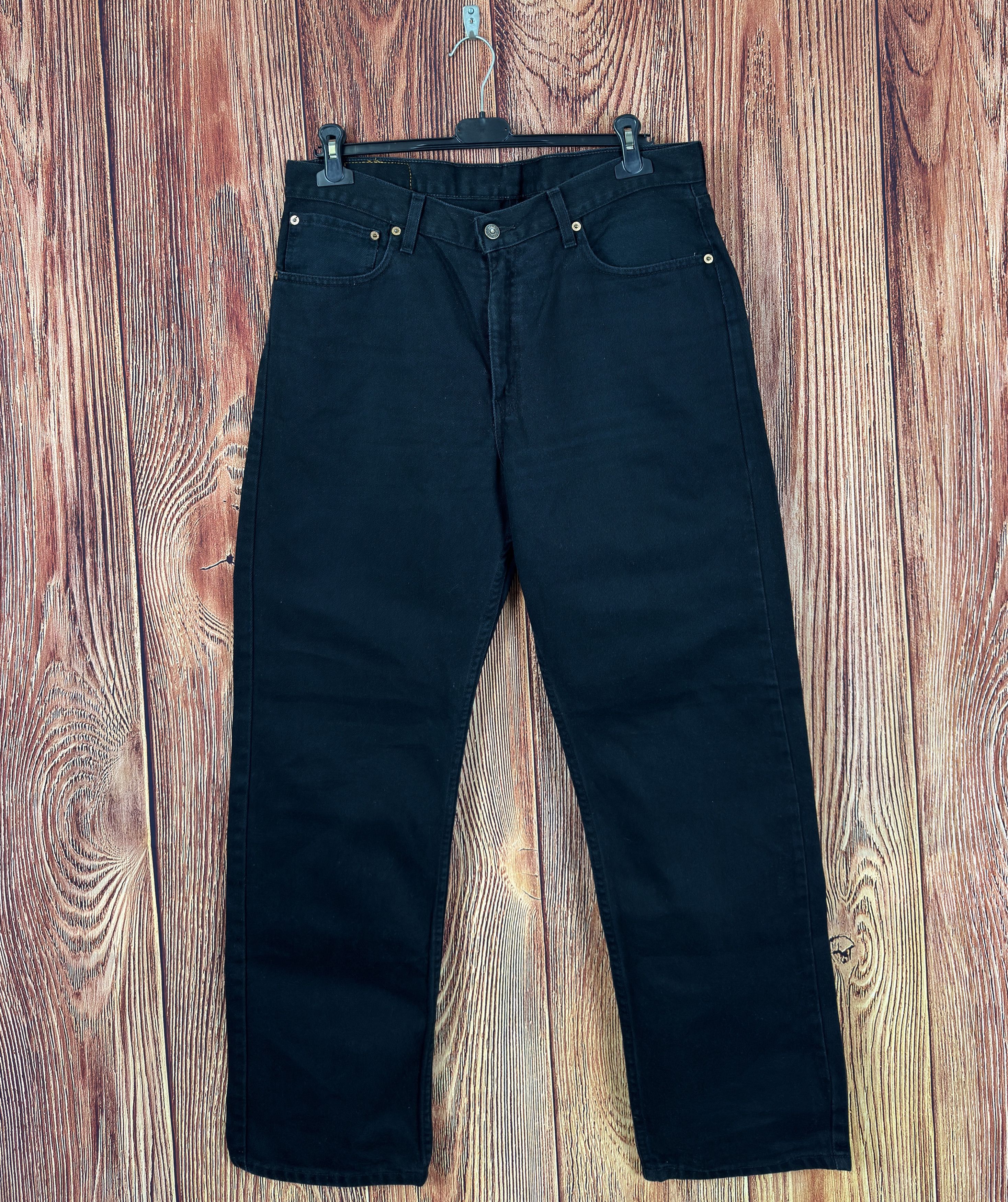 Levi's LEVIS 751 Vintage 90s Black Denim Jeans W36 L30 Size US 36 / EU 52 - 1 Thumbnail
