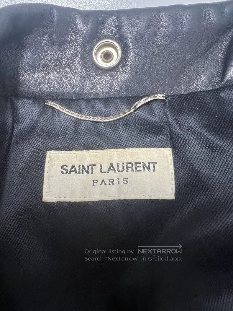 Saint Laurent Paris Saint Laurent Paris Black motorcycle leather jacket Size US M / EU 48-50 / 2 - 4 Thumbnail