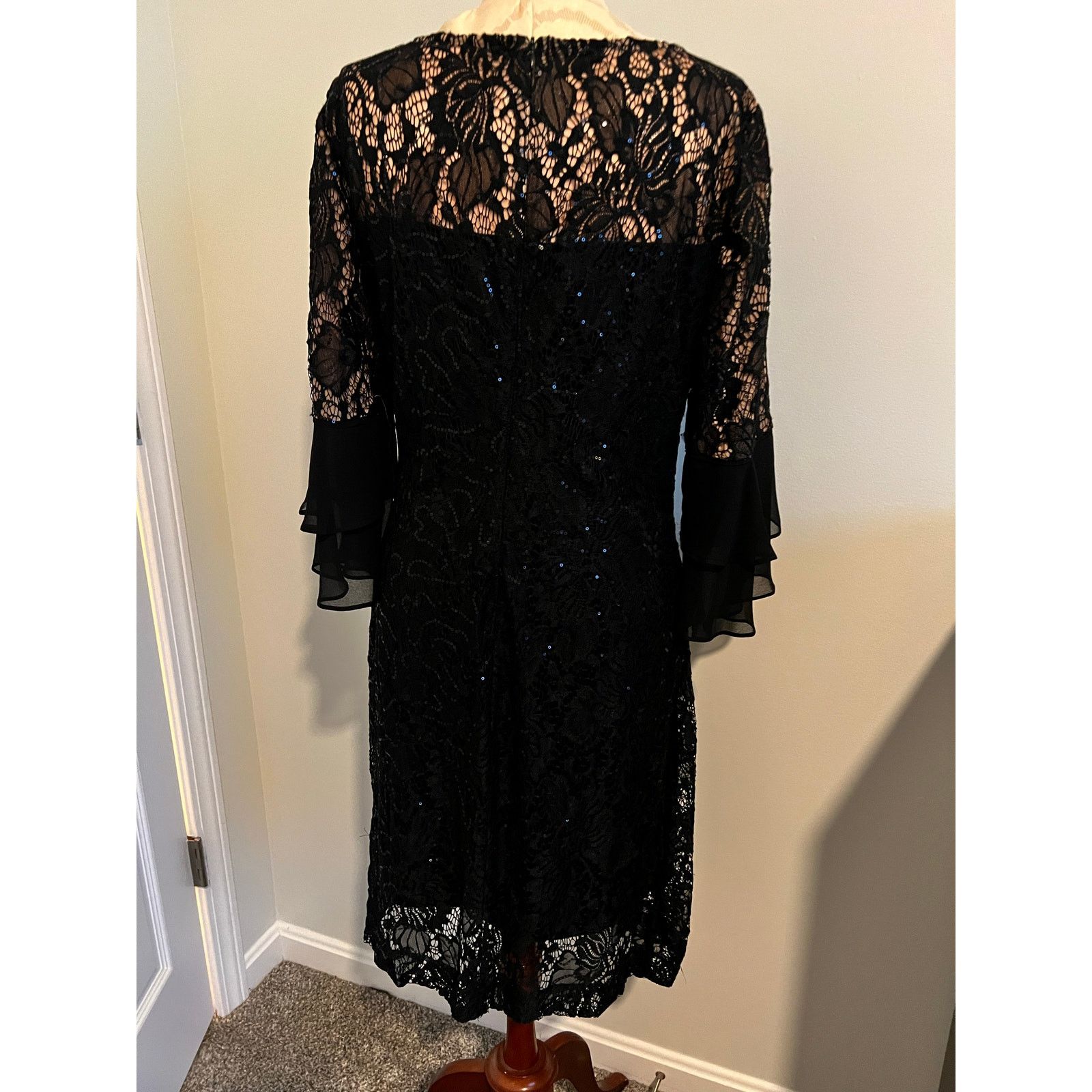 Lauren Ralph Lauren Lauren Ralph Lauren Floral Lace Knee Length Dress Size 14 Size XL / US 12-14 / IT 48-50 - 4 Thumbnail