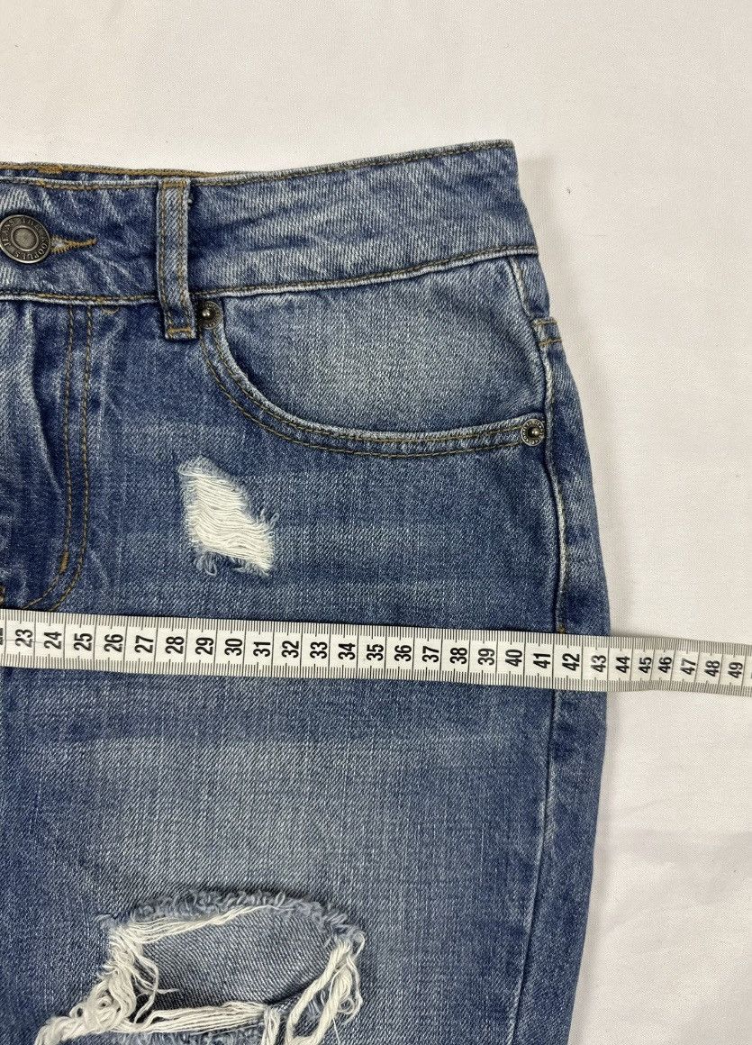 The Kooples Distressed / Ripped Denim Pencil Skirt Size 25" / US 0 / IT 36 - 9 Thumbnail