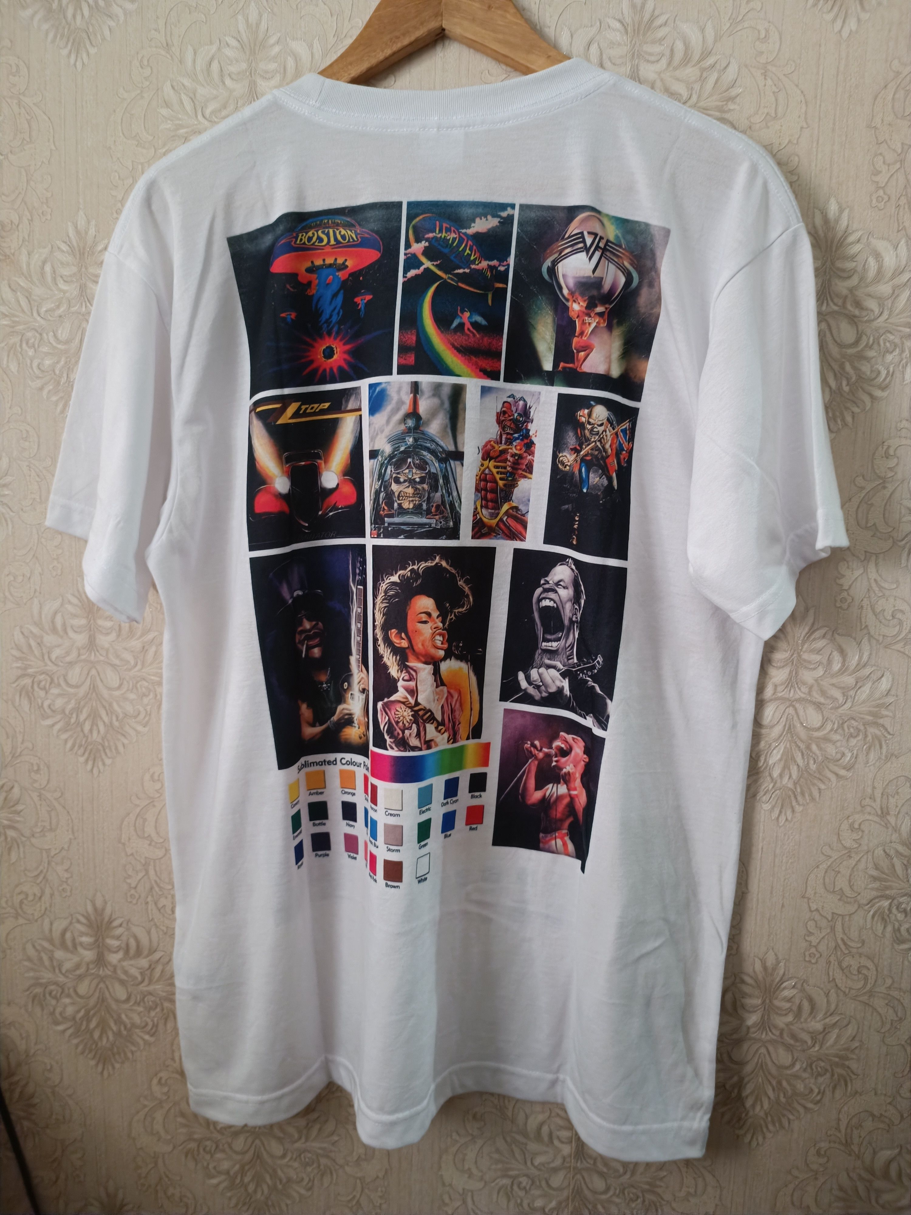 Band Tees Top Bands 100% Polyester T Shirt Size US L / EU 52-54 / 3 - 1 Thumbnail