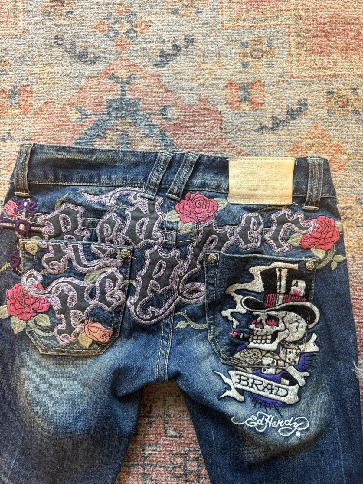 Ed Hardy Vintage Japanese denim Size 27" / US 4 / IT 40 - 2 Thumbnail