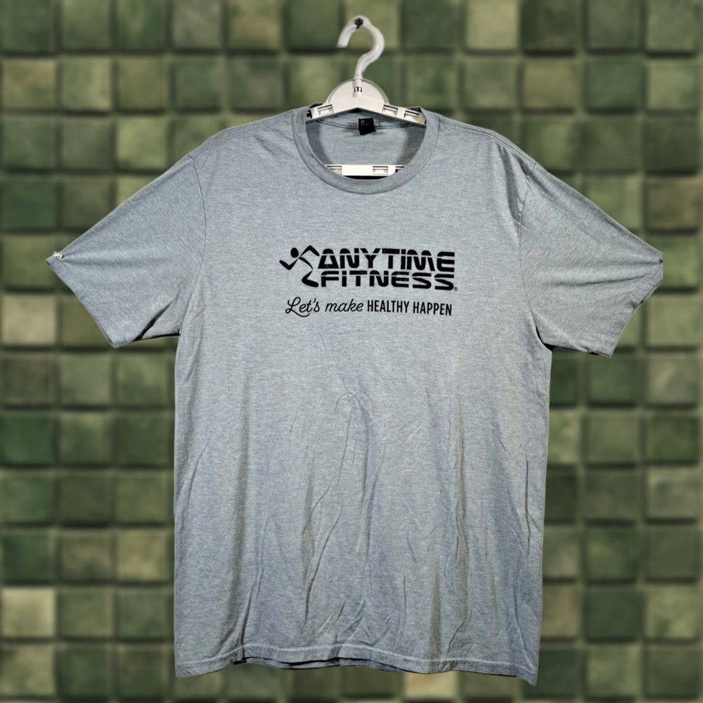 Vintage Anytime Fitness Employee Men's Graphic T-Shirt Size Large Gray Size US L / EU 52-54 / 3 - 1 Thumbnail