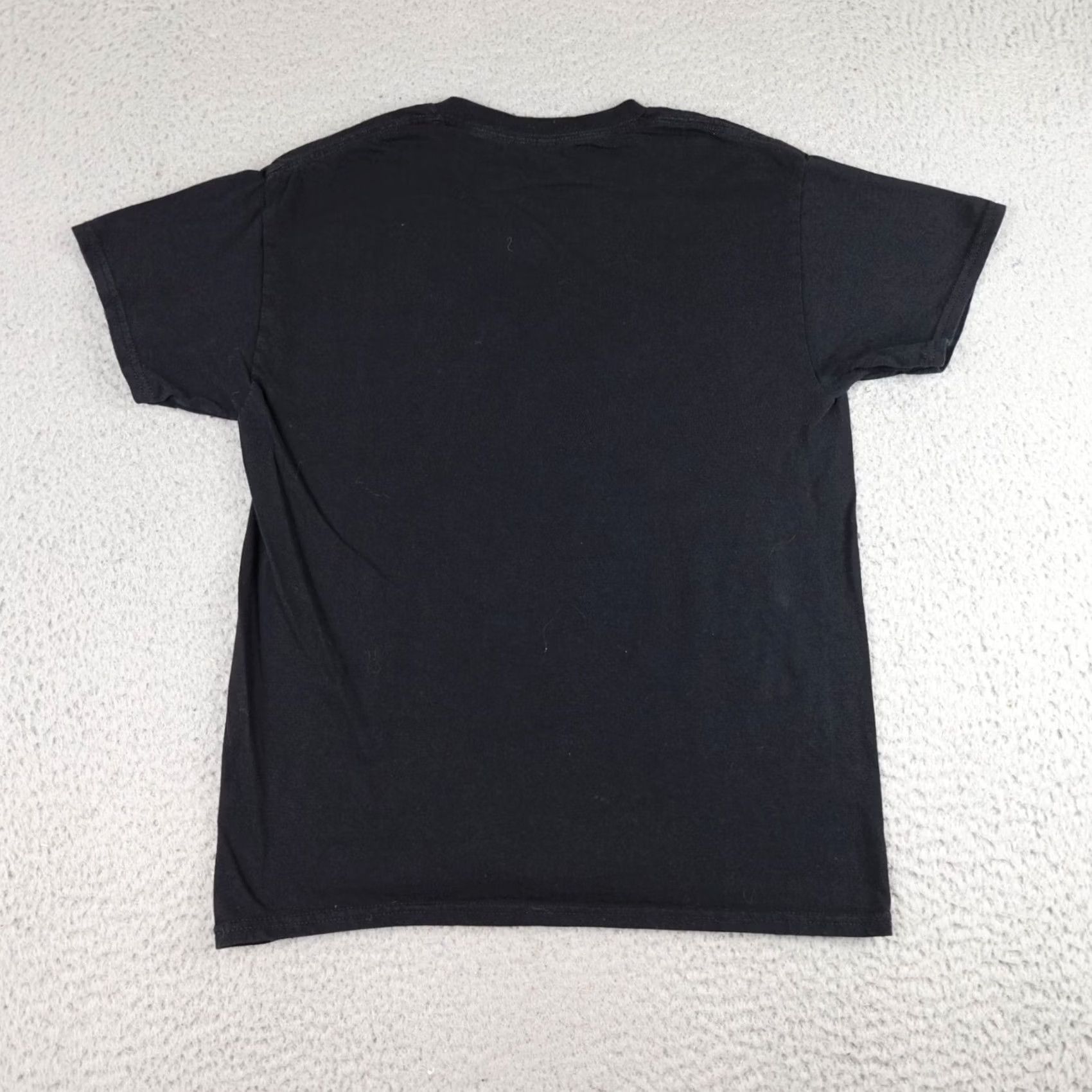 Glanshirt Wu Tang Shirt Mens Medium Black Short Sleeve Flames Graphic Hip Hop Y2K Size US M / EU 48-50 / 2 - 7 Thumbnail
