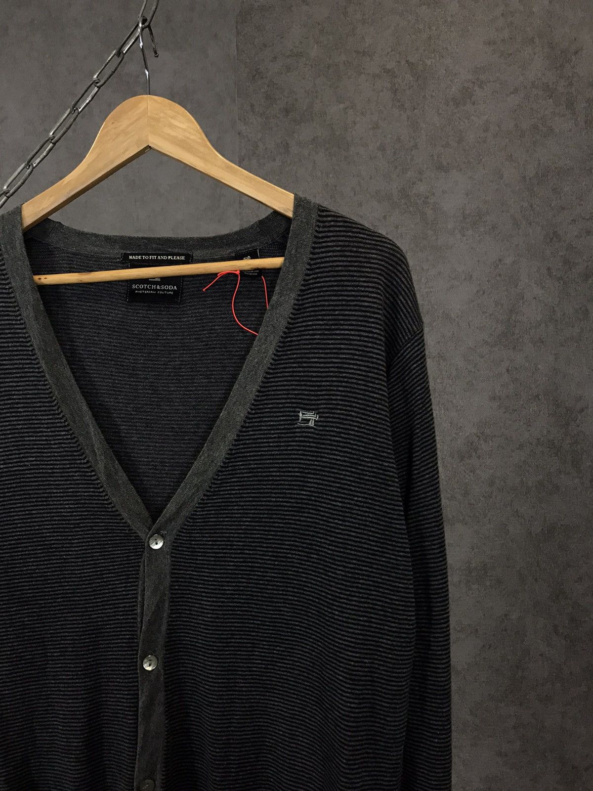 Scotch & Soda Scotch & Soda designer stripped cardigan Size US L / EU 52-54 / 3 - 2 Thumbnail
