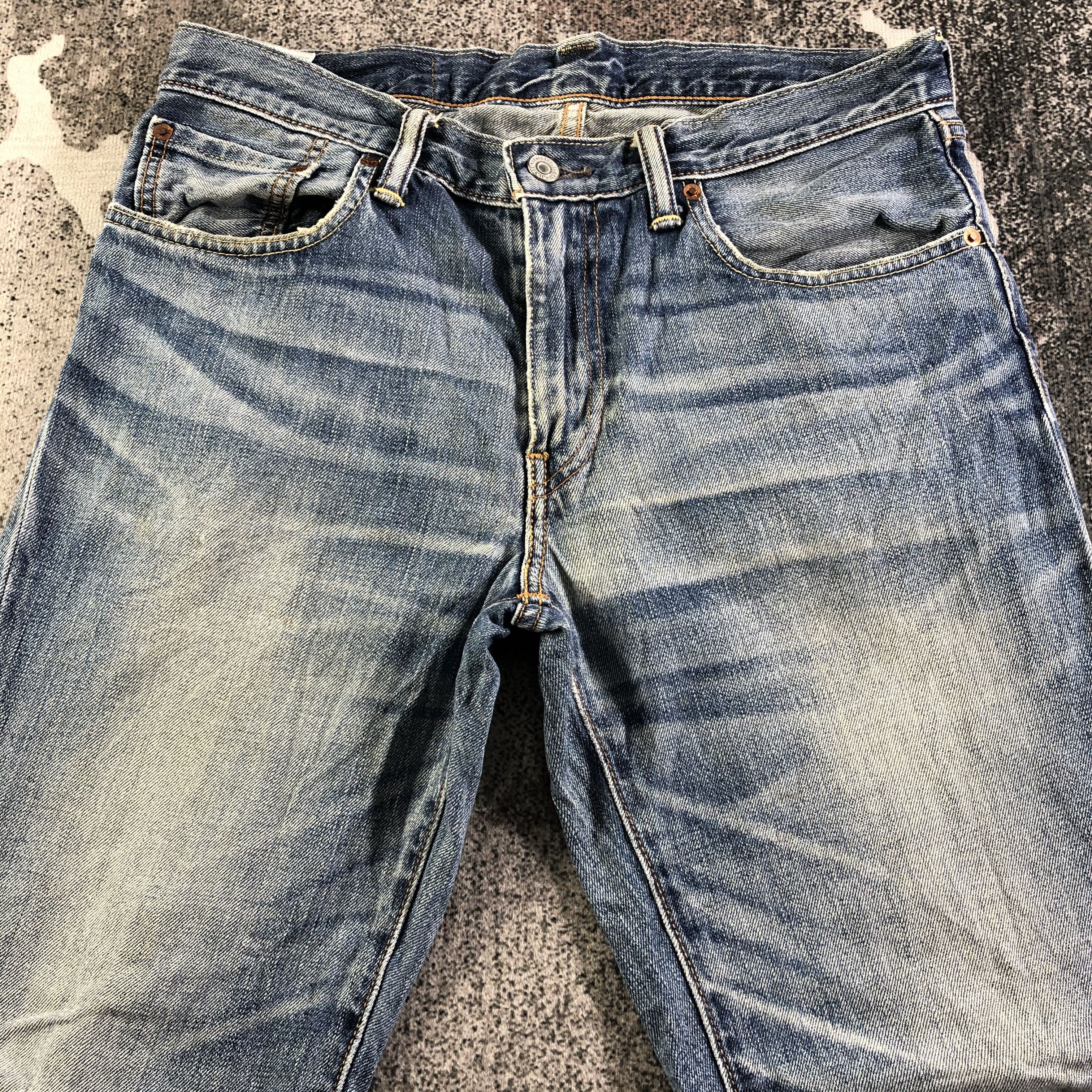 Levi's Vintage Levis 502 Jeans Blue Wash Denim KJ3136 Size US 31 - 3 Thumbnail