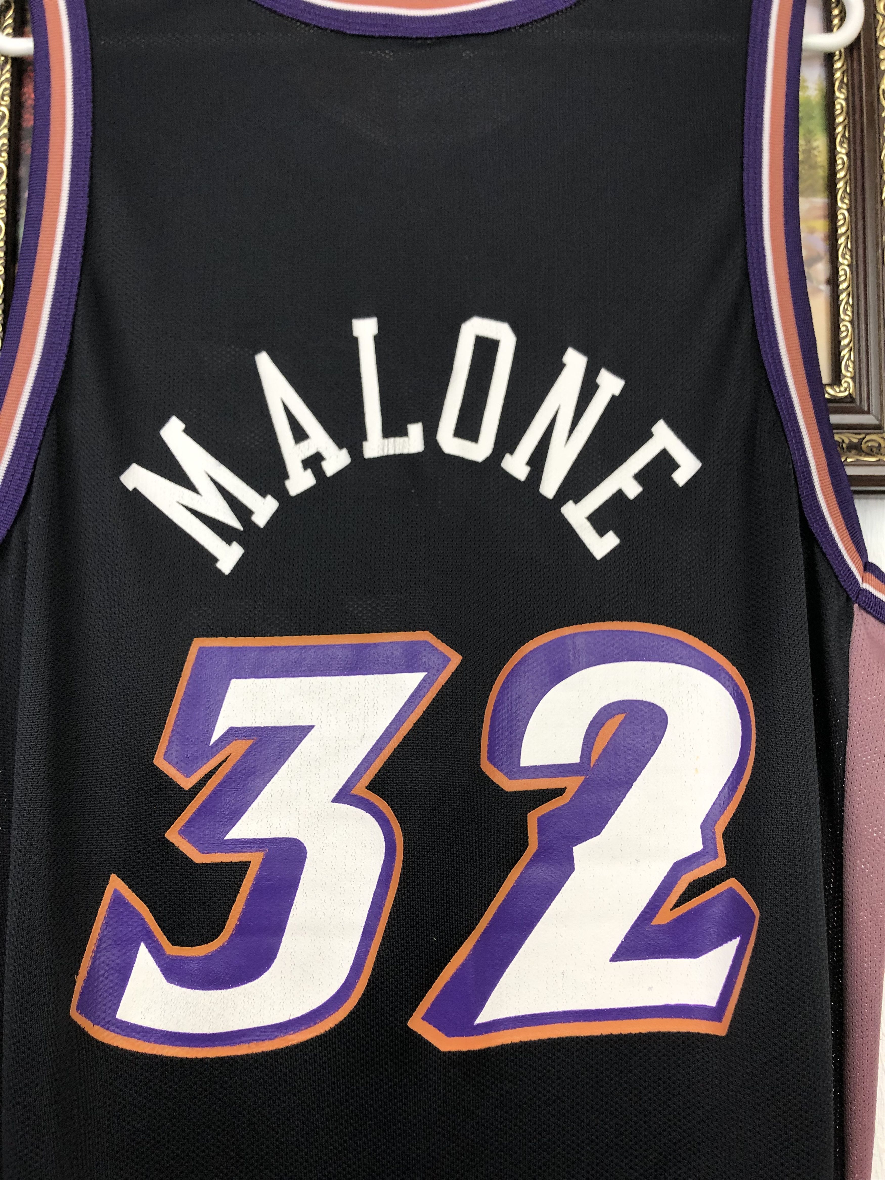 Champion Vintage 90s NBA Karl Malone Utah Jazz Champion Jersey Size US L / EU 52-54 / 3 - 10 Thumbnail