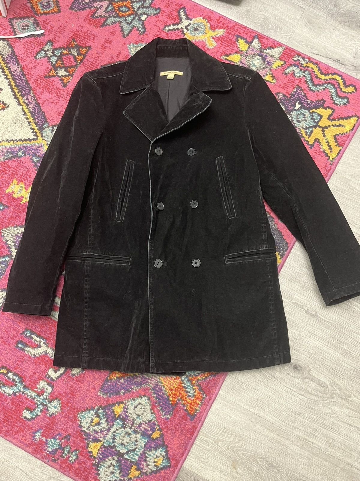 John Varvatos Flocked velvet coat. Size Size US M / EU 48-50 / 2 - 14 Thumbnail