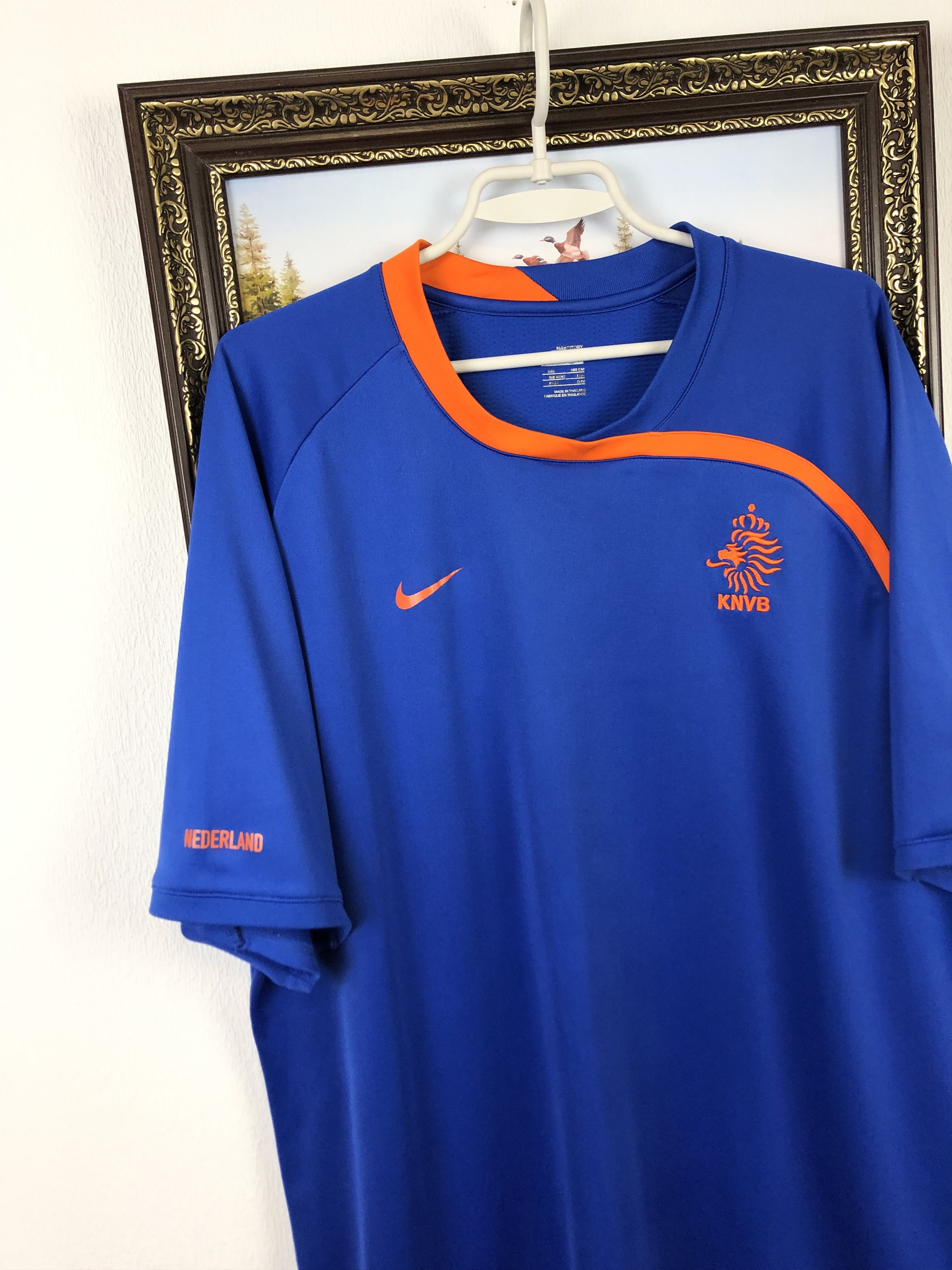 Nike Vintage Netherlands 2008 Holland Shirt Soccer Jersey Size US XXL / EU 58 / 5 - 3 Thumbnail