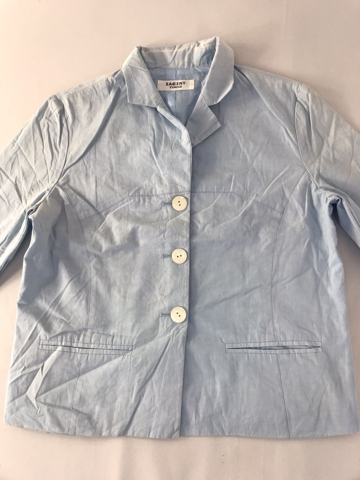 Japanese Brand Saccsny Y’saccs Yohji Yamamoto Button Up Jacket Luxury Size S / US 4 / IT 40 - 3 Thumbnail